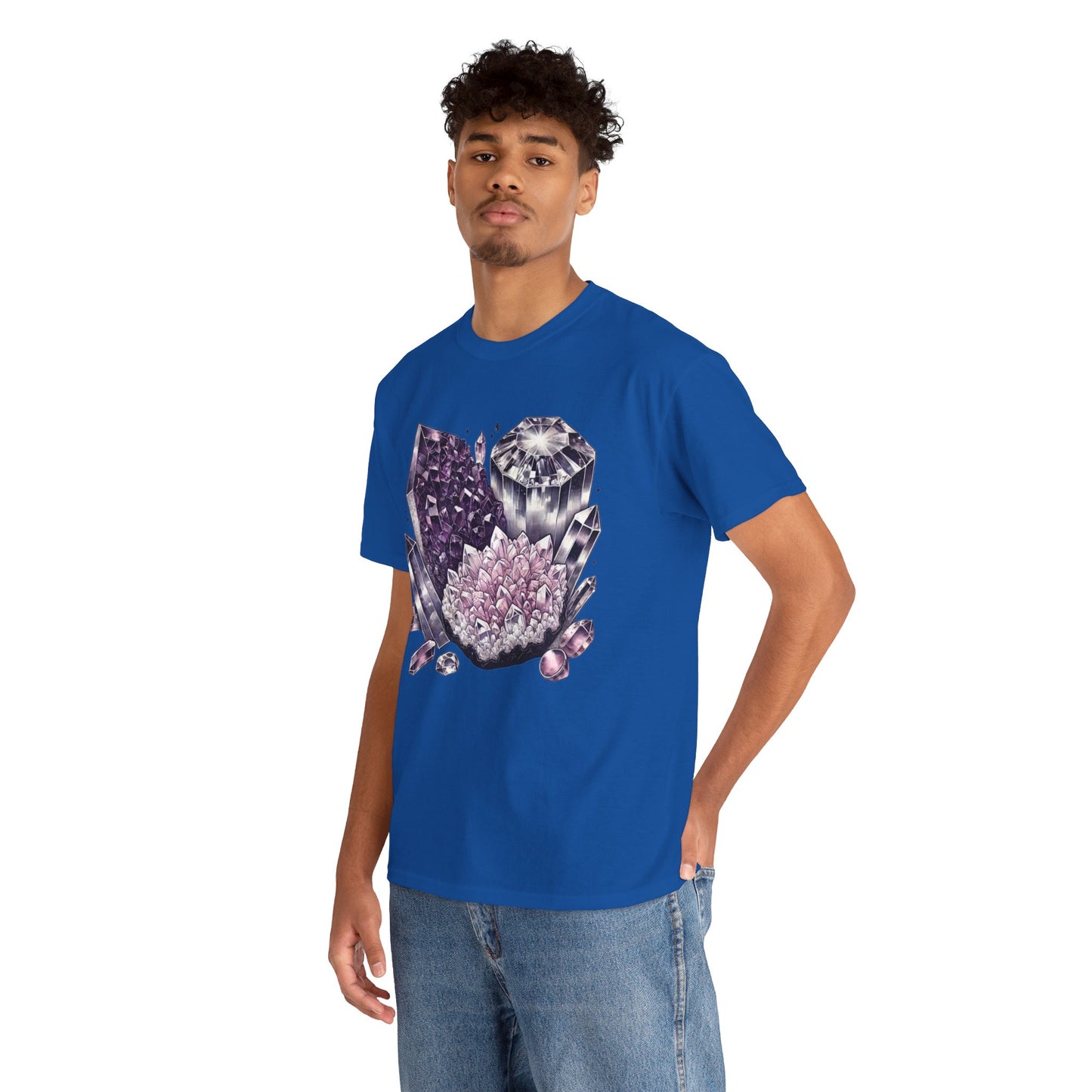 Enchanted crystals T-shirt, Crystals, crystal t-shirt, crystal healing, Unisex Heavy Cotton Tee