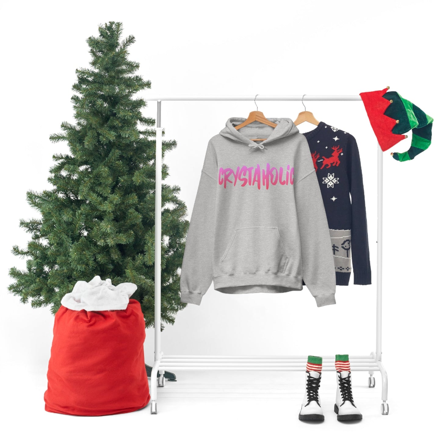 Crystaholic Unisex Heavy Blend™ Hooded Sweatshirt Daddy N Daughter Gemstones