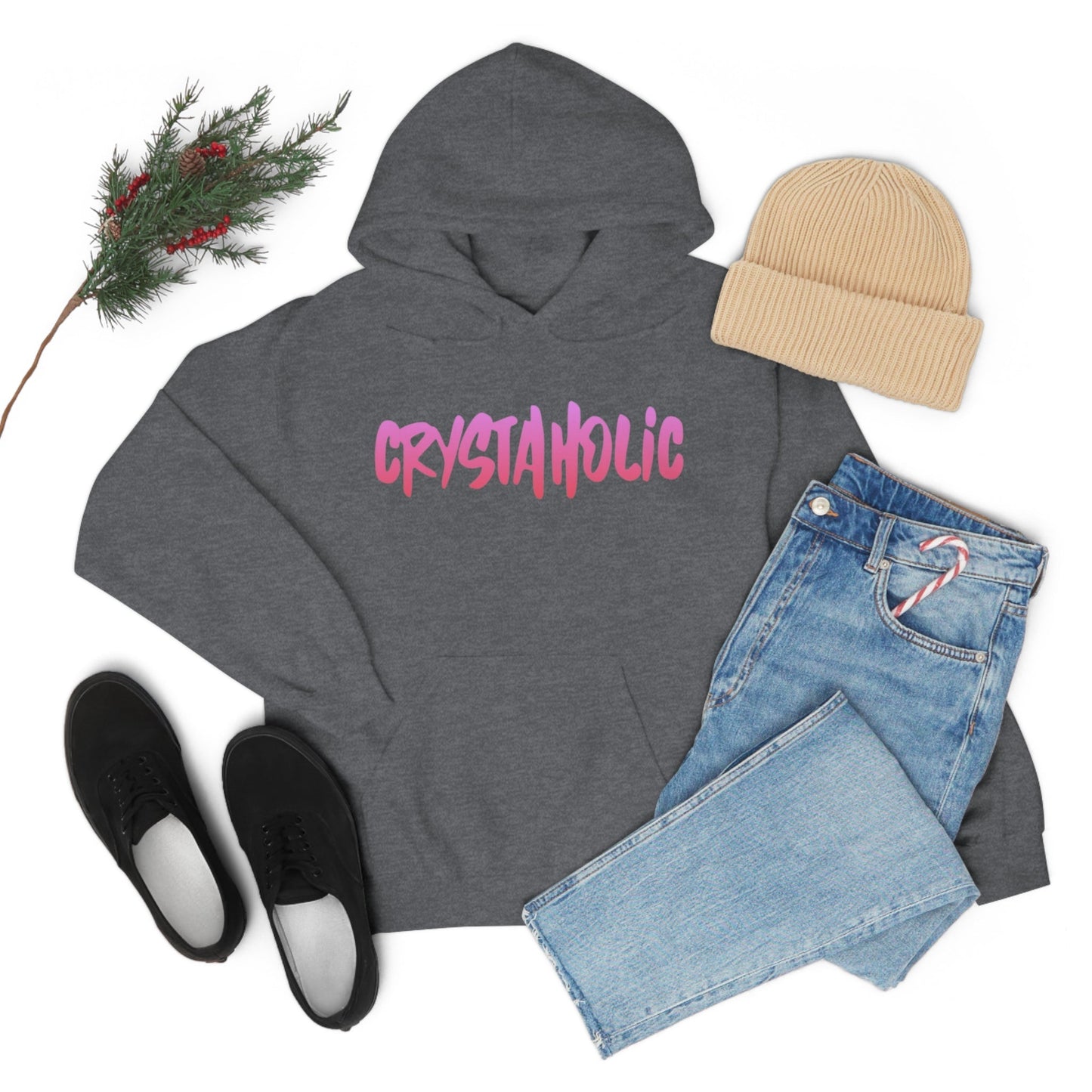 Crystaholic Unisex Heavy Blend™ Hooded Sweatshirt Daddy N Daughter Gemstones