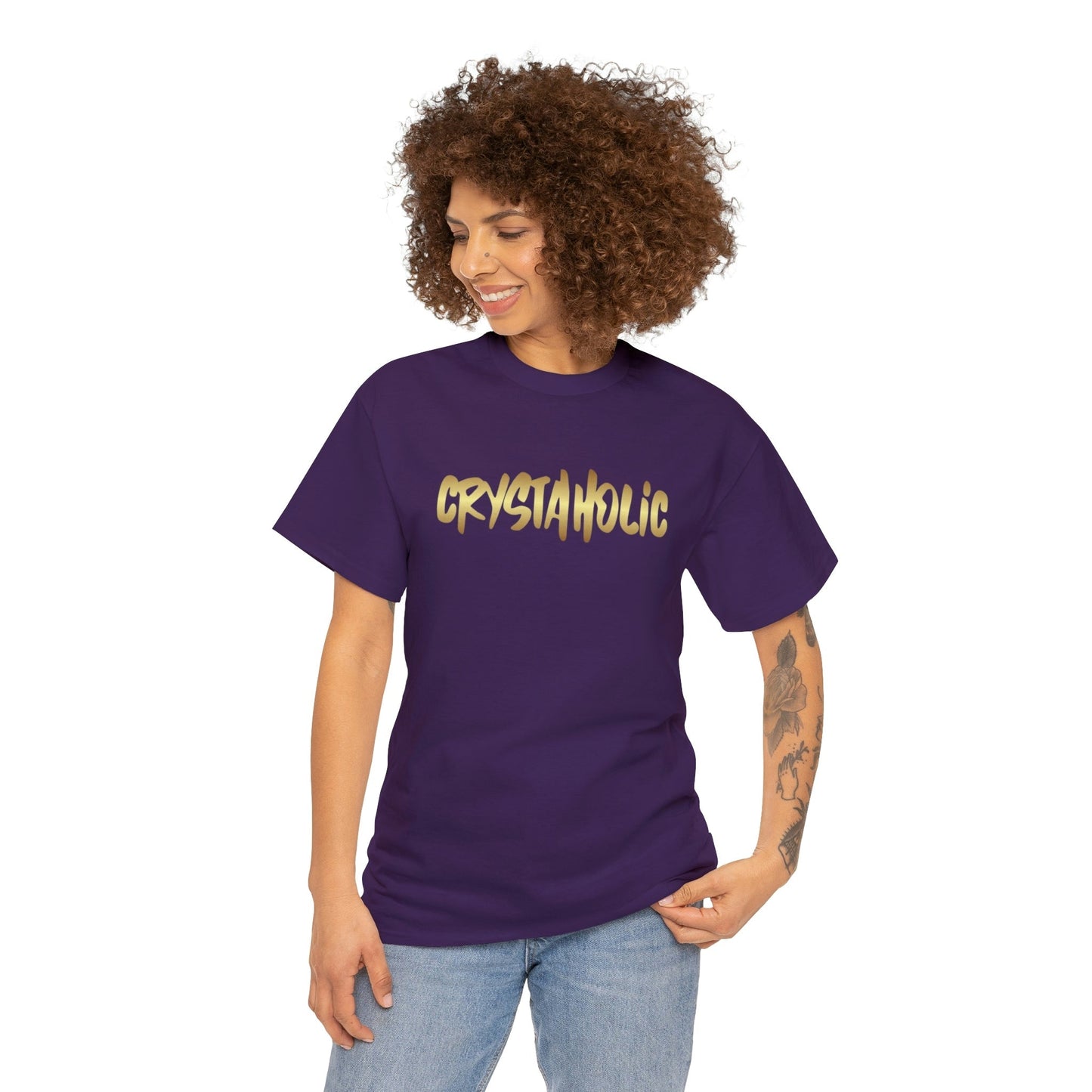 Crystaholic Unisex Heavy Cotton Tee Daddy N Daughter Gemstones
