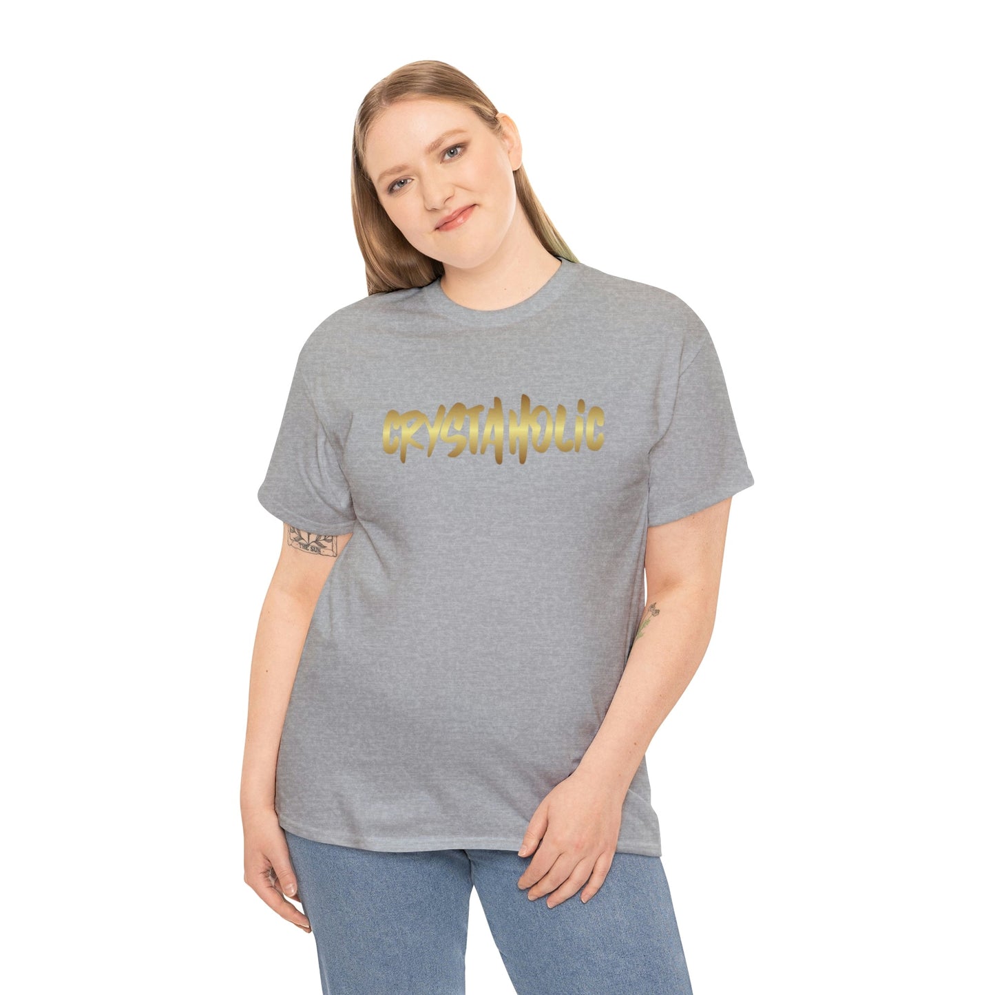 Crystaholic Unisex Heavy Cotton Tee Daddy N Daughter Gemstones