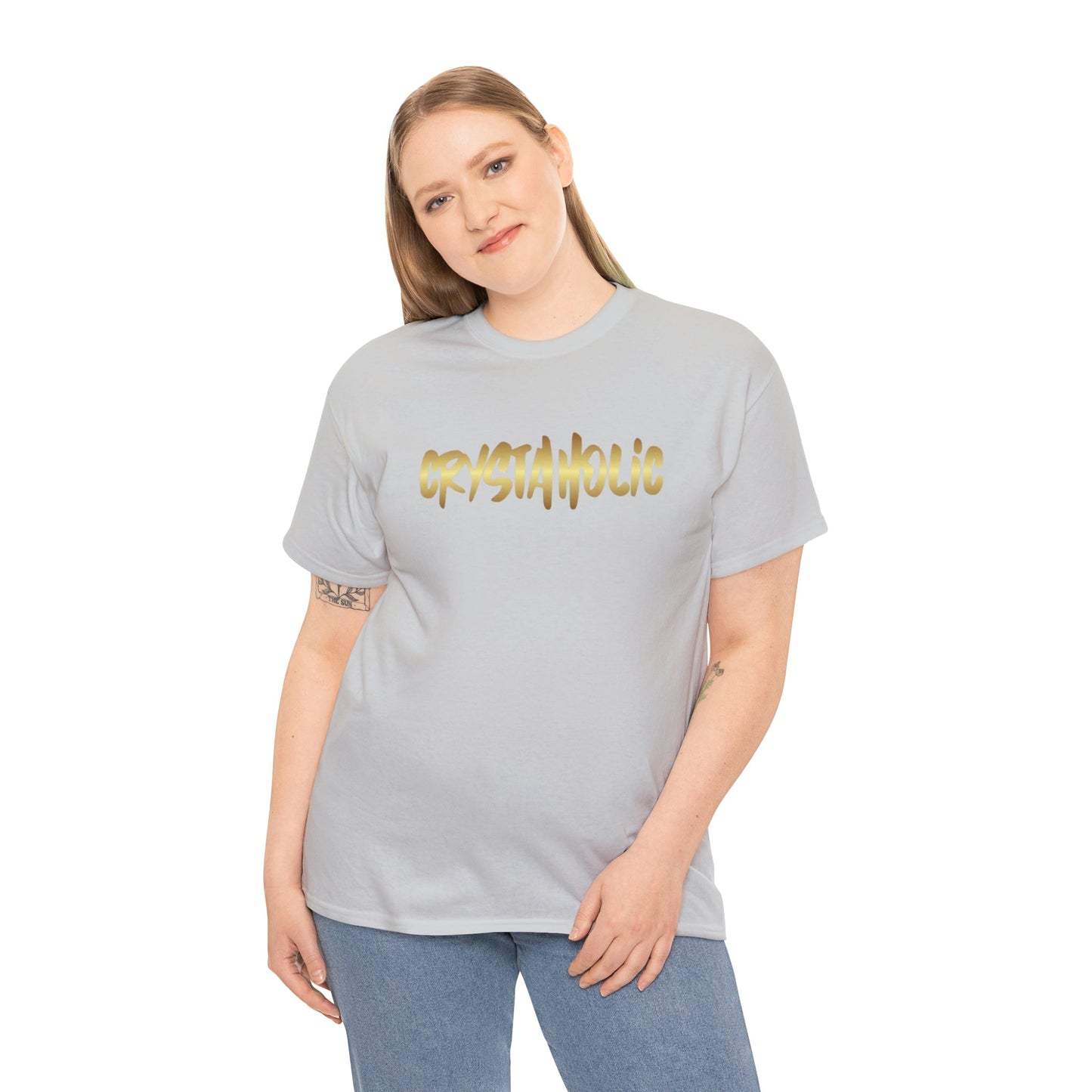 Crystaholic Unisex Heavy Cotton Tee Daddy N Daughter Gemstones