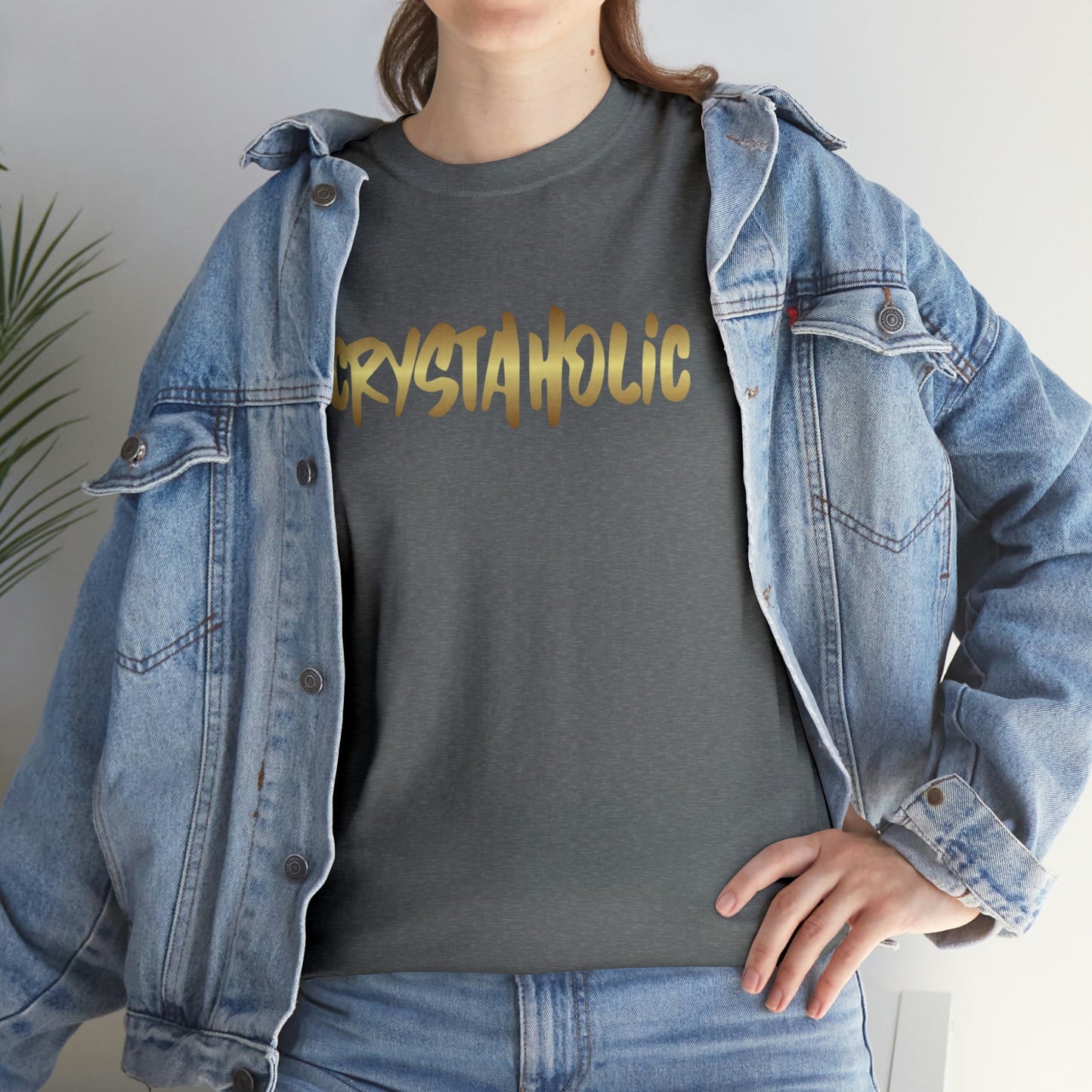 Crystaholic Unisex Heavy Cotton Tee Daddy N Daughter Gemstones