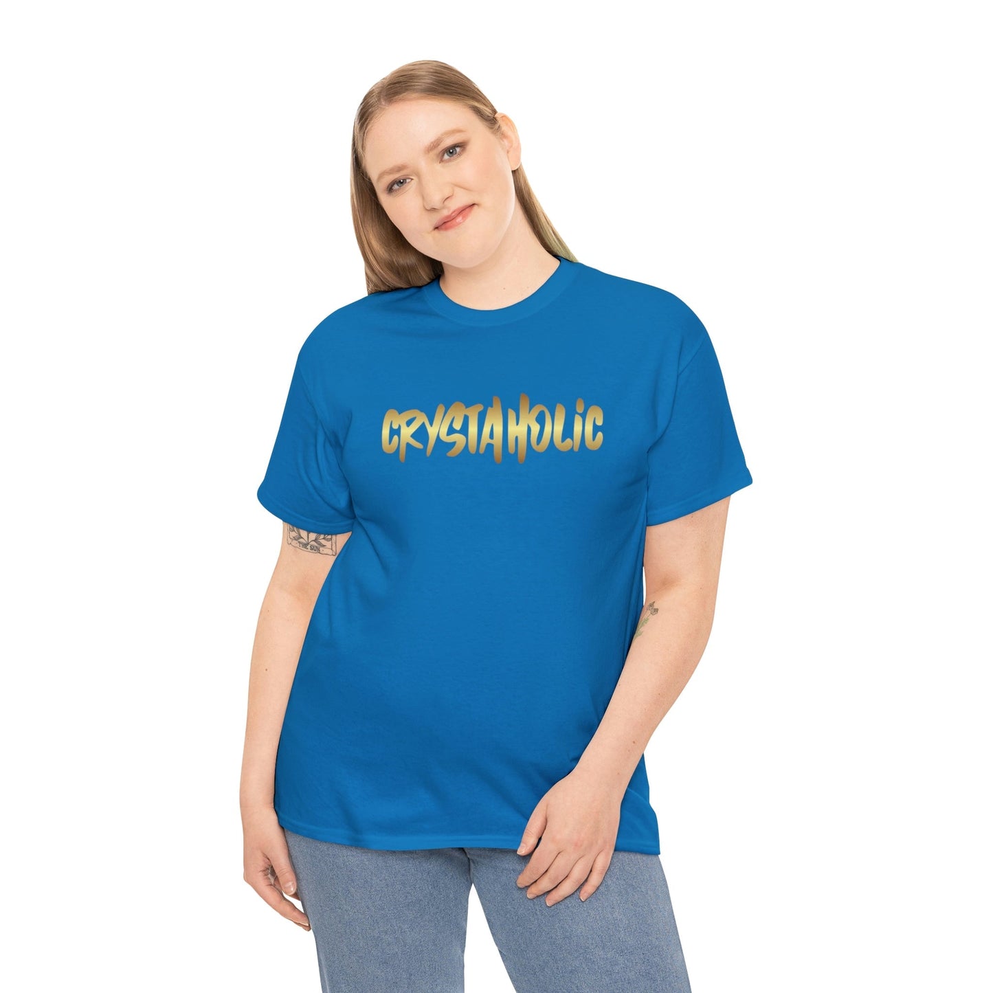 Crystaholic Unisex Heavy Cotton Tee Daddy N Daughter Gemstones