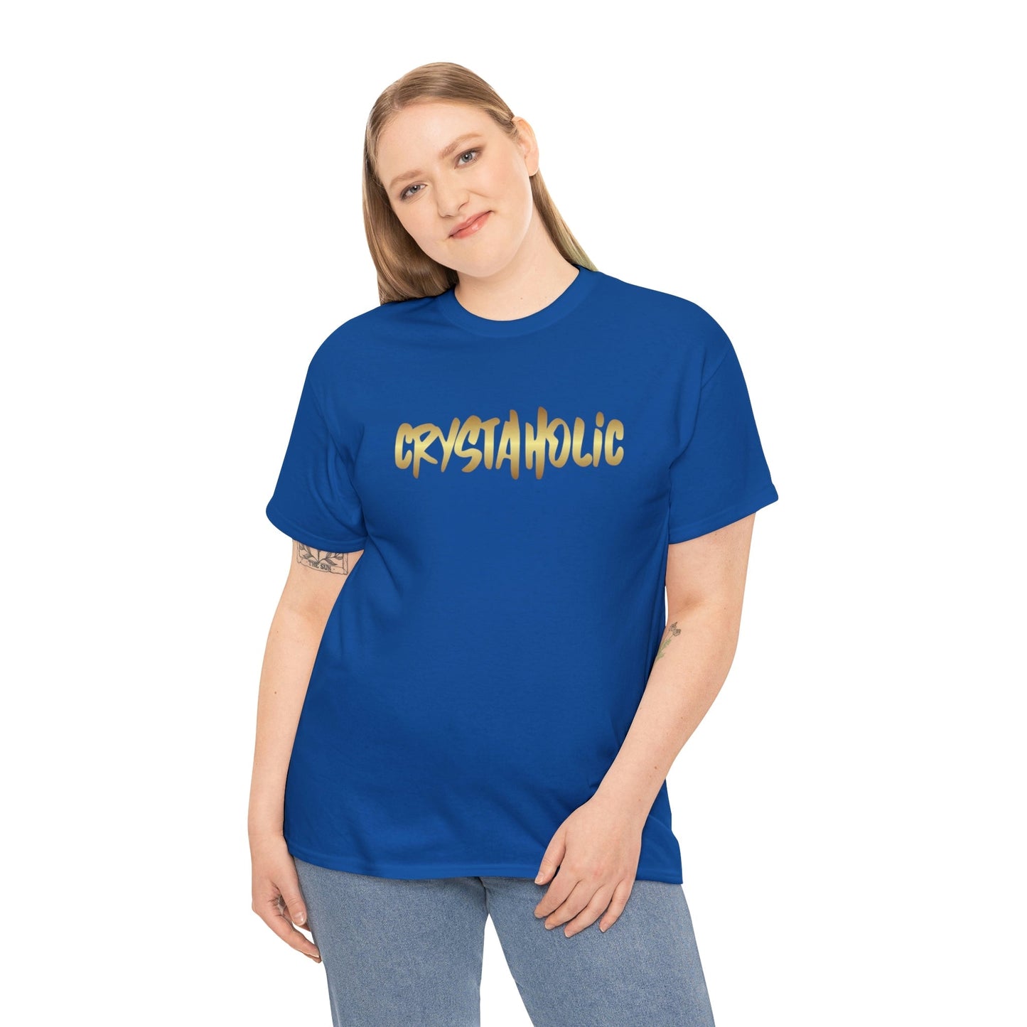 Crystaholic Unisex Heavy Cotton Tee Daddy N Daughter Gemstones