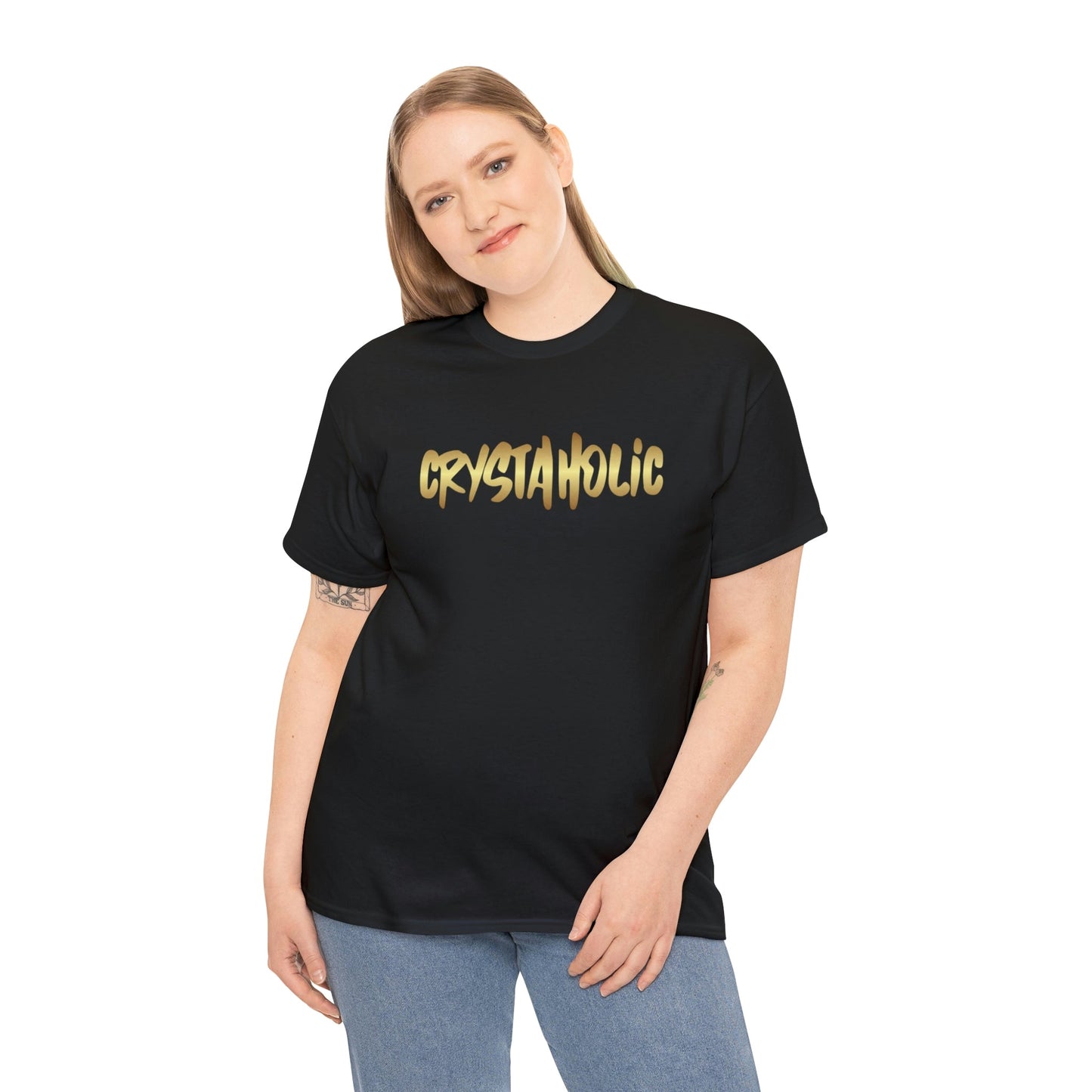 Crystaholic Unisex Heavy Cotton Tee Daddy N Daughter Gemstones