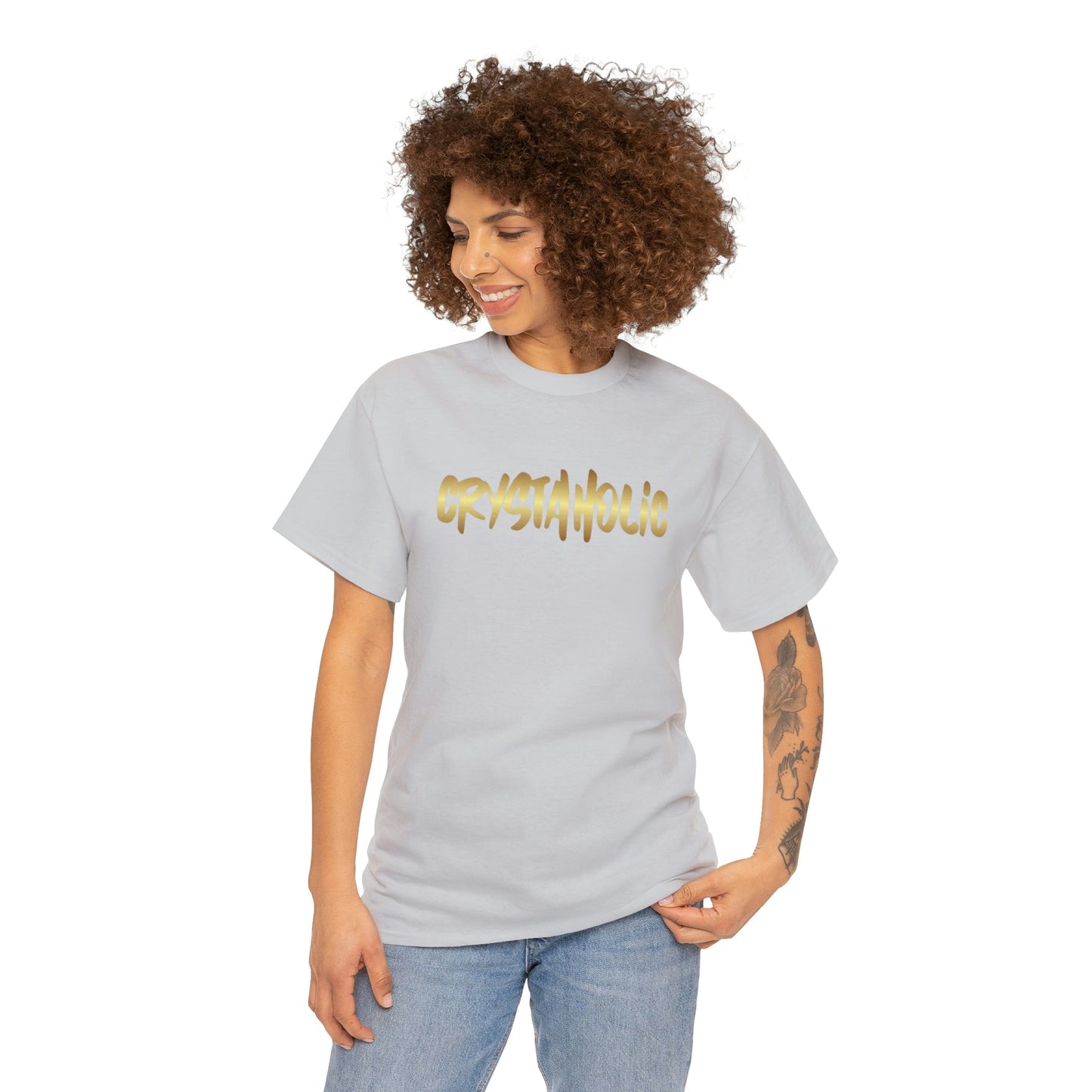Crystaholic Unisex Heavy Cotton Tee Daddy N Daughter Gemstones