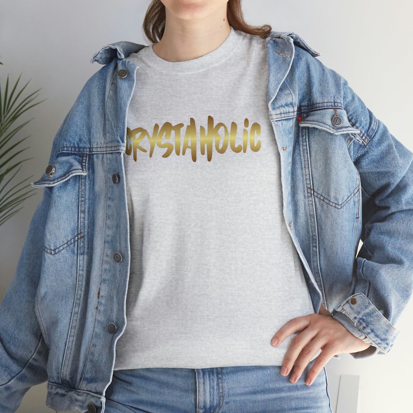Crystaholic Unisex Heavy Cotton Tee Daddy N Daughter Gemstones