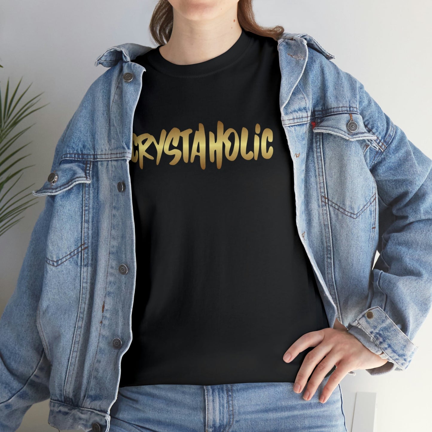 Crystaholic Unisex Heavy Cotton Tee Daddy N Daughter Gemstones