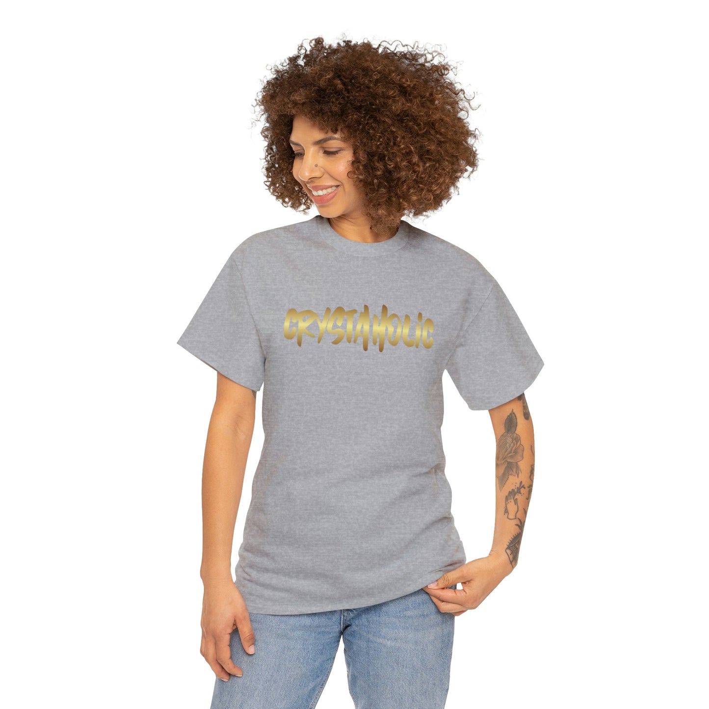 Crystaholic Unisex Heavy Cotton Tee Daddy N Daughter Gemstones