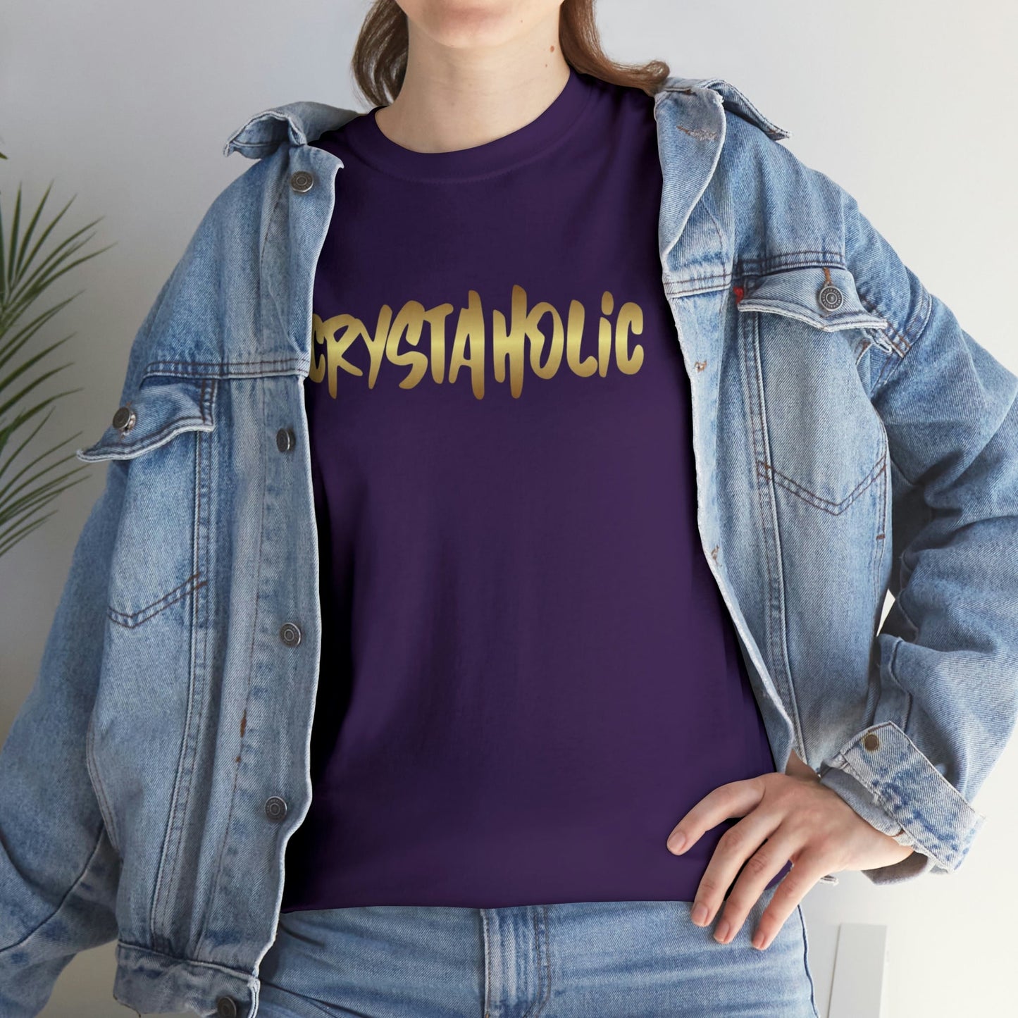 Crystaholic Unisex Heavy Cotton Tee Daddy N Daughter Gemstones