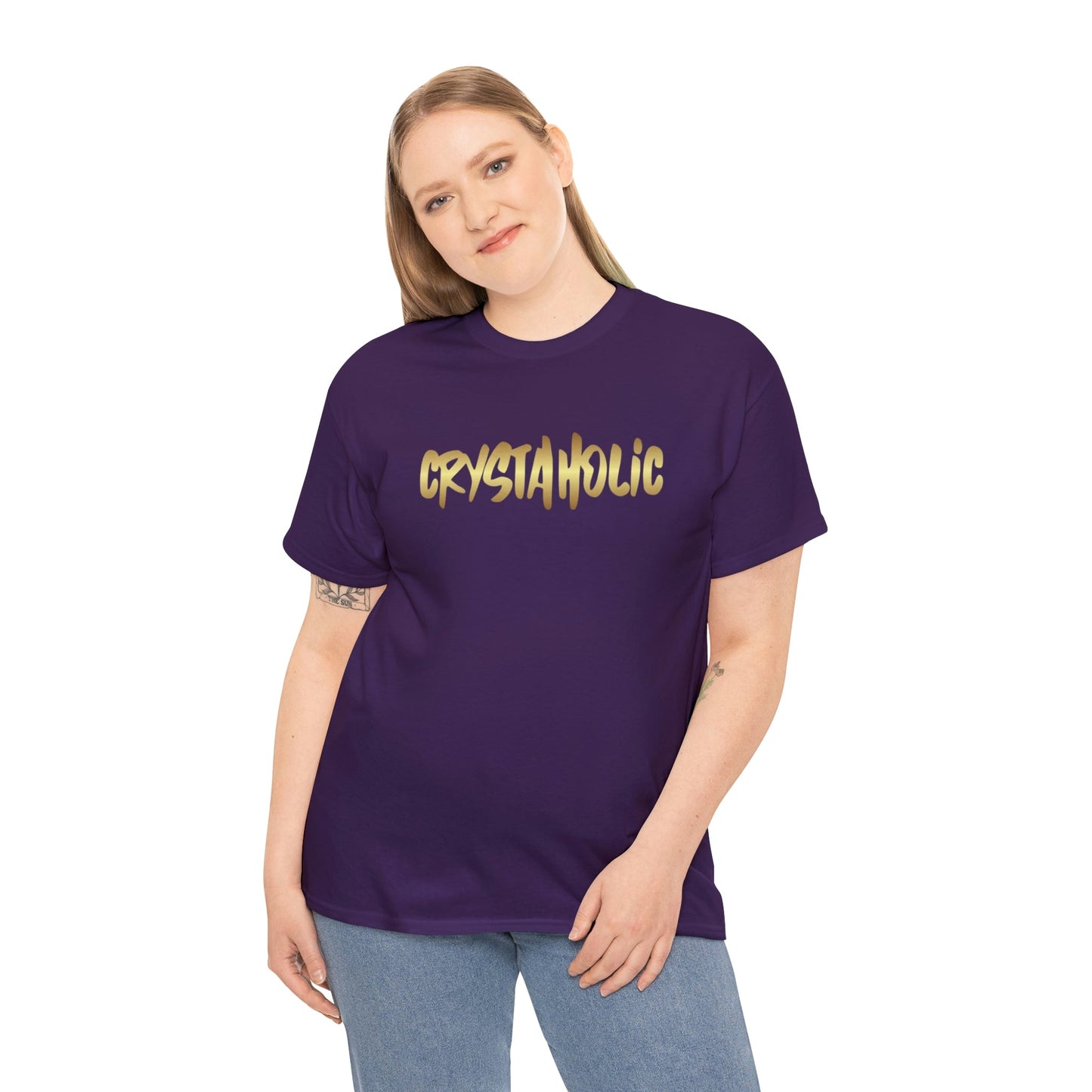 Crystaholic Unisex Heavy Cotton Tee Daddy N Daughter Gemstones
