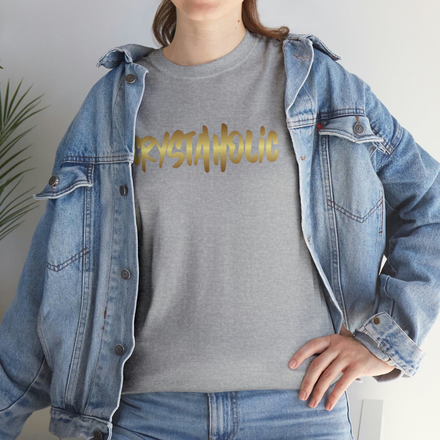 Crystaholic Unisex Heavy Cotton Tee Daddy N Daughter Gemstones