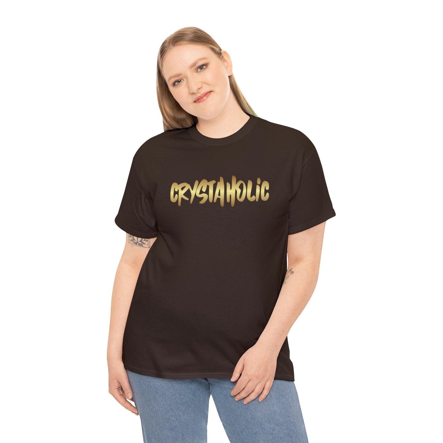 Crystaholic Unisex Heavy Cotton Tee Daddy N Daughter Gemstones
