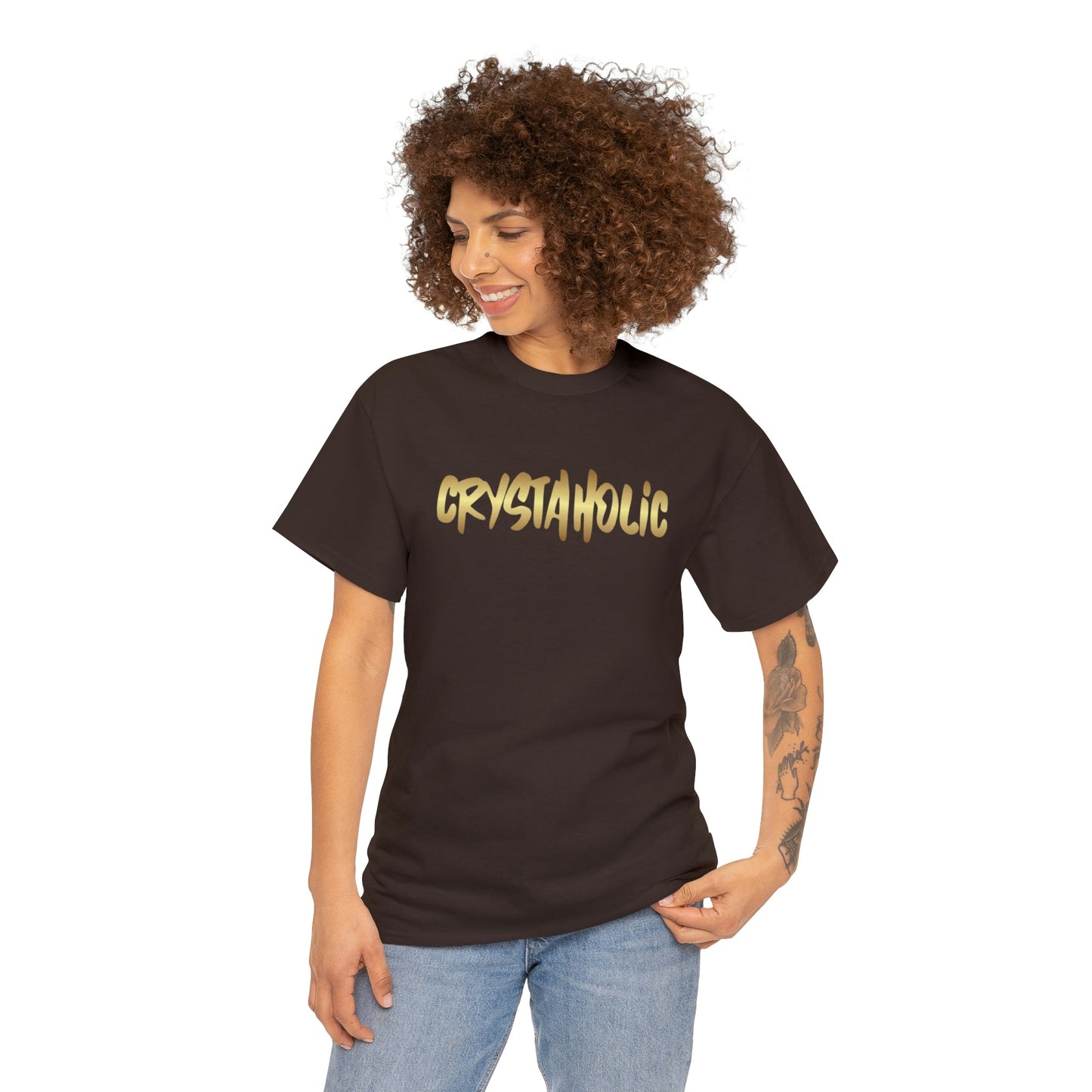 Crystaholic Unisex Heavy Cotton Tee Daddy N Daughter Gemstones