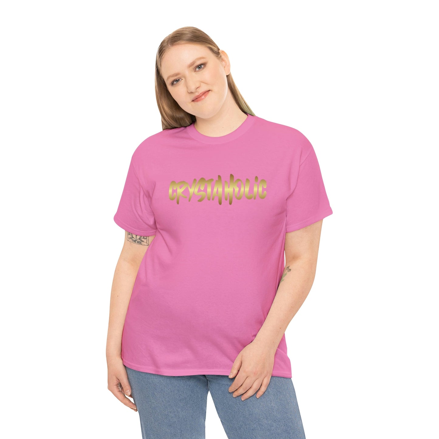 Crystaholic Unisex Heavy Cotton Tee Daddy N Daughter Gemstones
