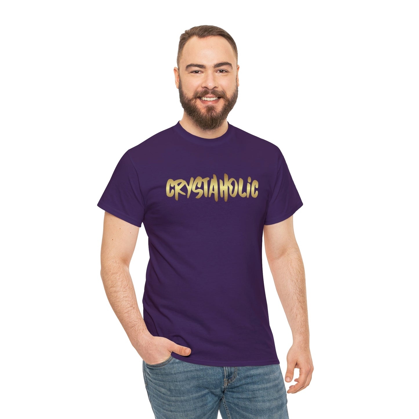 Crystaholic Unisex Heavy Cotton Tee Daddy N Daughter Gemstones
