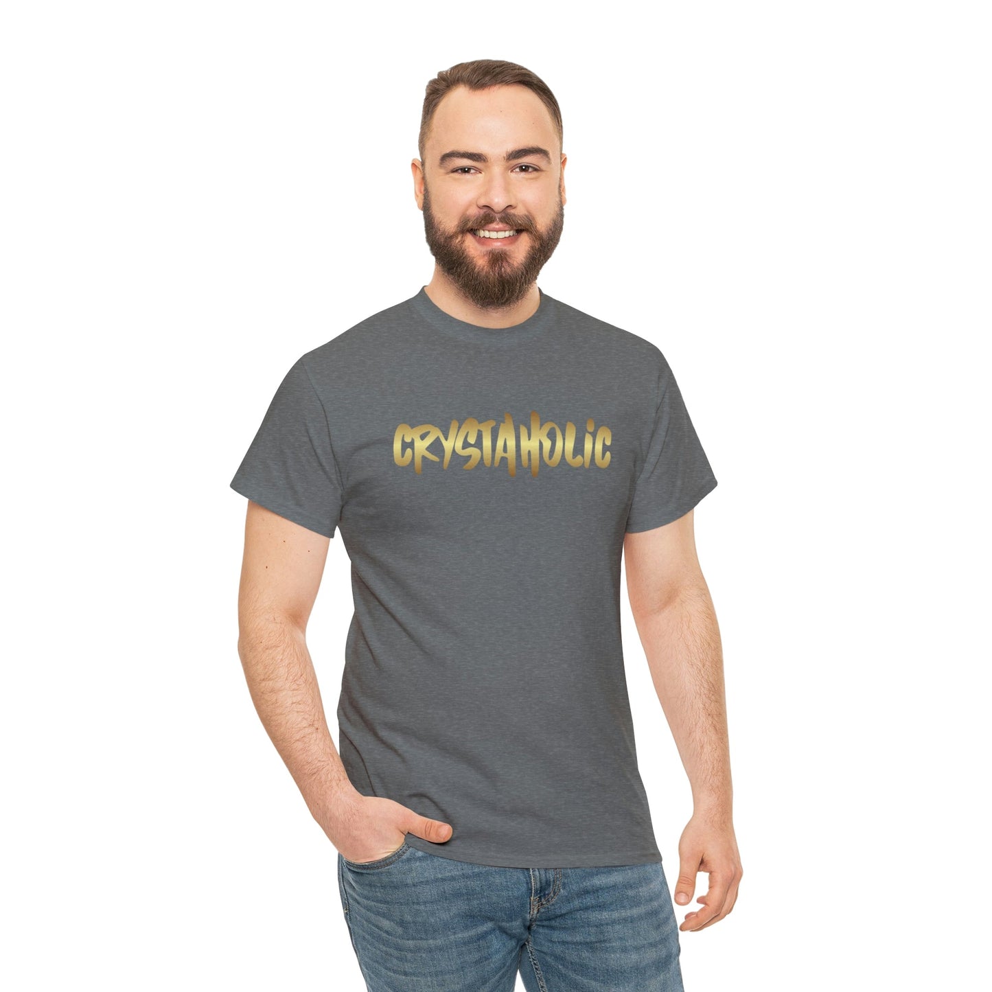 Crystaholic Unisex Heavy Cotton Tee Daddy N Daughter Gemstones