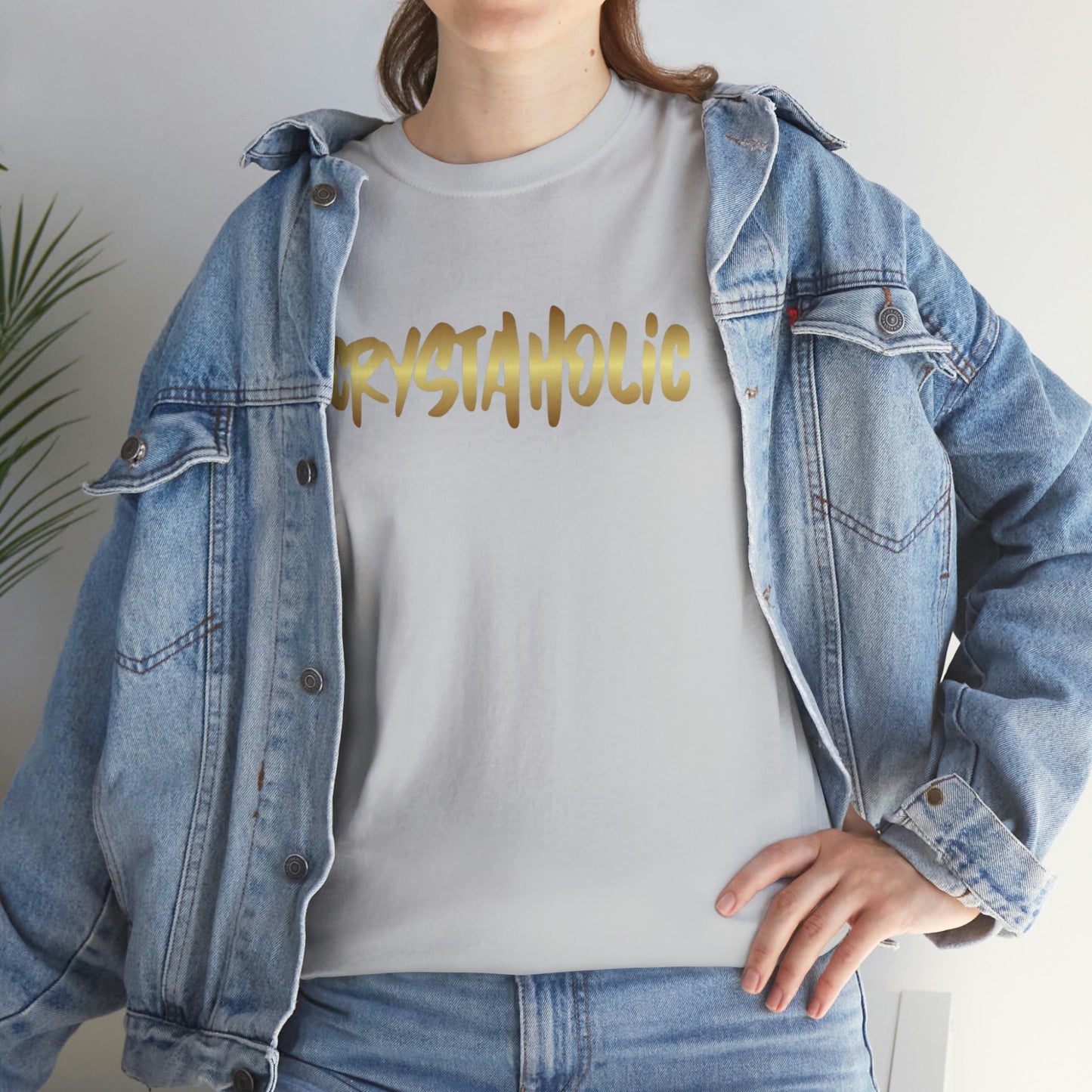 Crystaholic Unisex Heavy Cotton Tee Daddy N Daughter Gemstones
