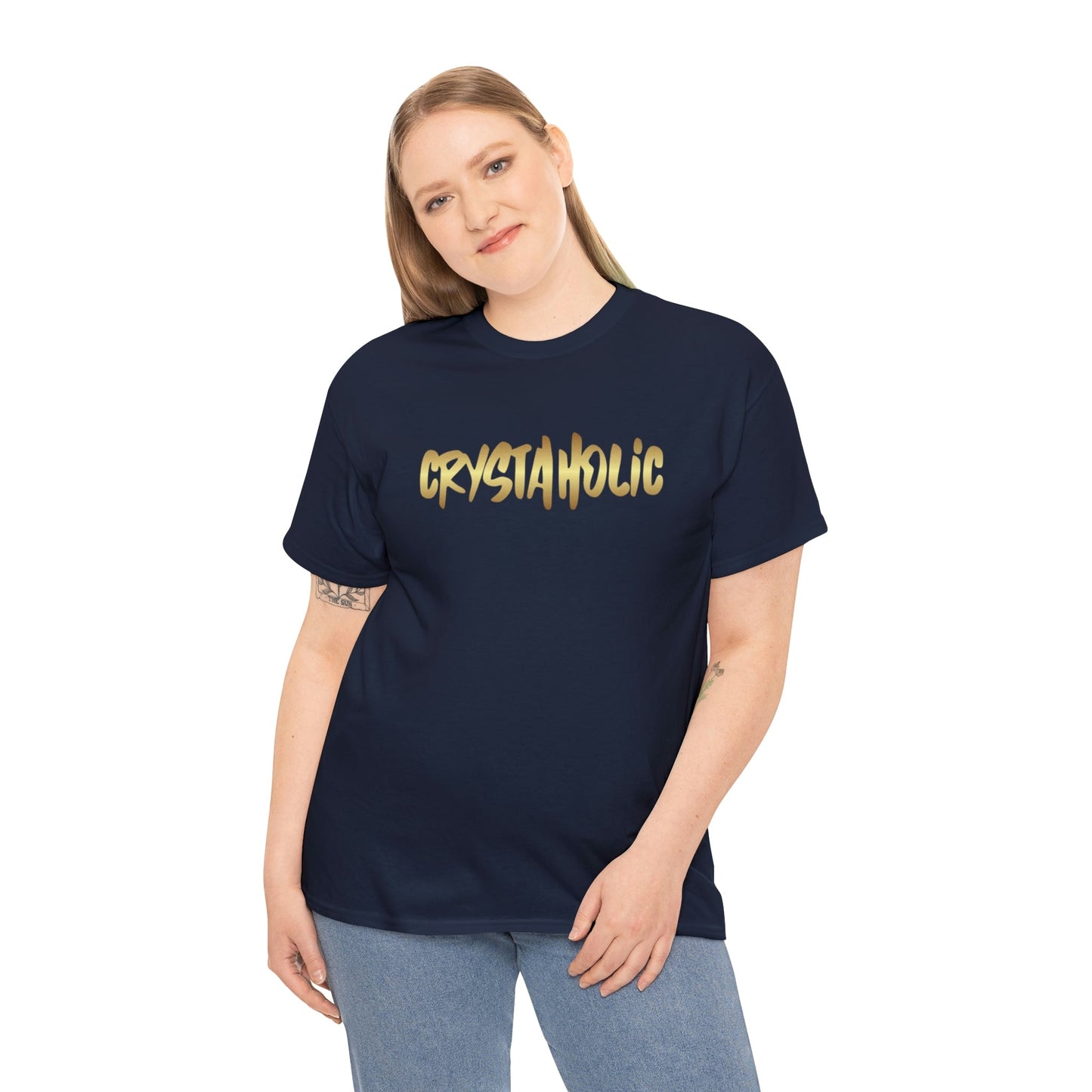 Crystaholic Unisex Heavy Cotton Tee Daddy N Daughter Gemstones