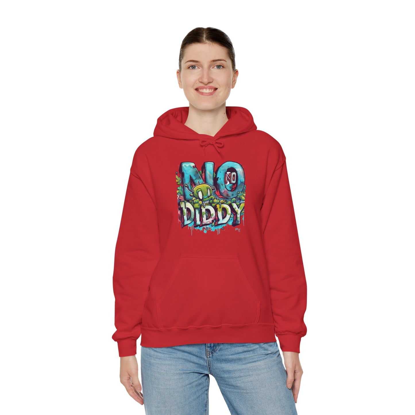 #nodiddy p diddy  Unisex Heavy Blend™ Hooded Sweatshirt diddy