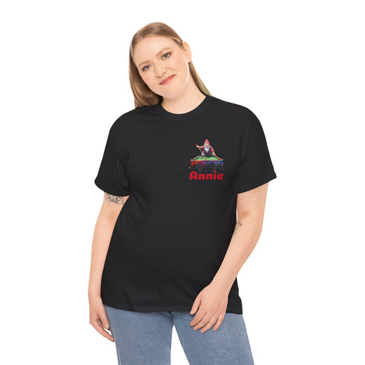 Annie fake shooters Unisex Heavy Cotton Tee