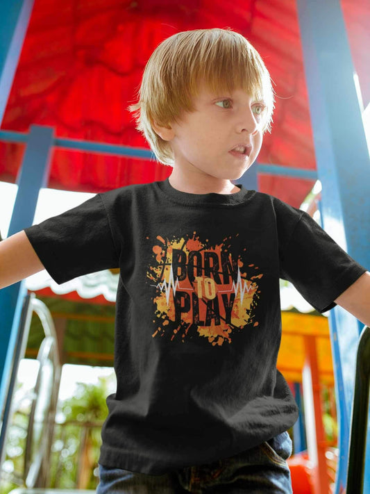 Born to play, cute, t-shirt, kids, kids shirt, Heavy Cotton™ Tee Daddy N Daughter Gemstones 