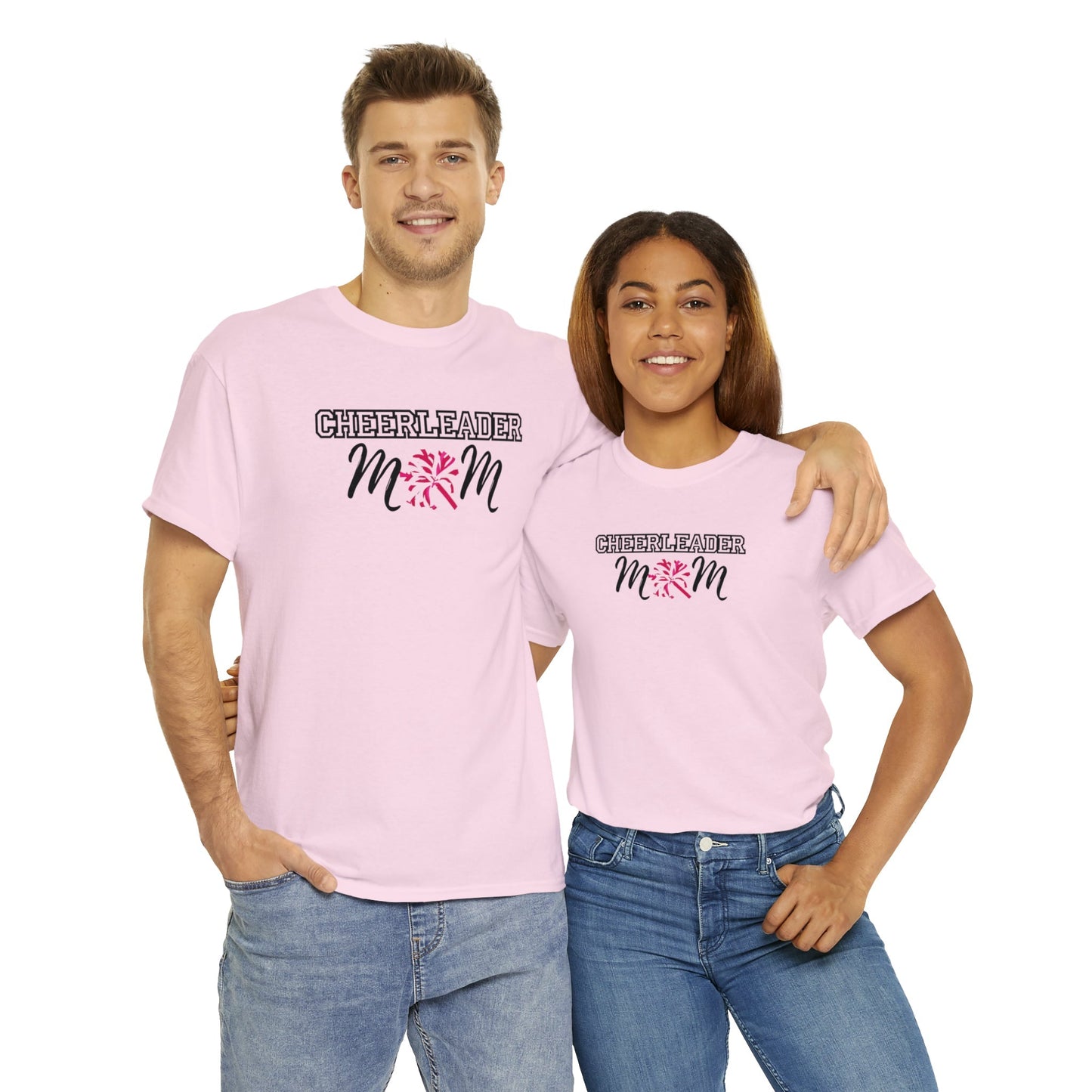 Cheerleader mom, Cheerleader, mom shirt, mothers day, sports shirt, mom, mama shirt, Cheerleader shirt, mama, mom t-shirt, t-shirt,Heavy Cotton Tee Daddy N Daughter Gemstones 