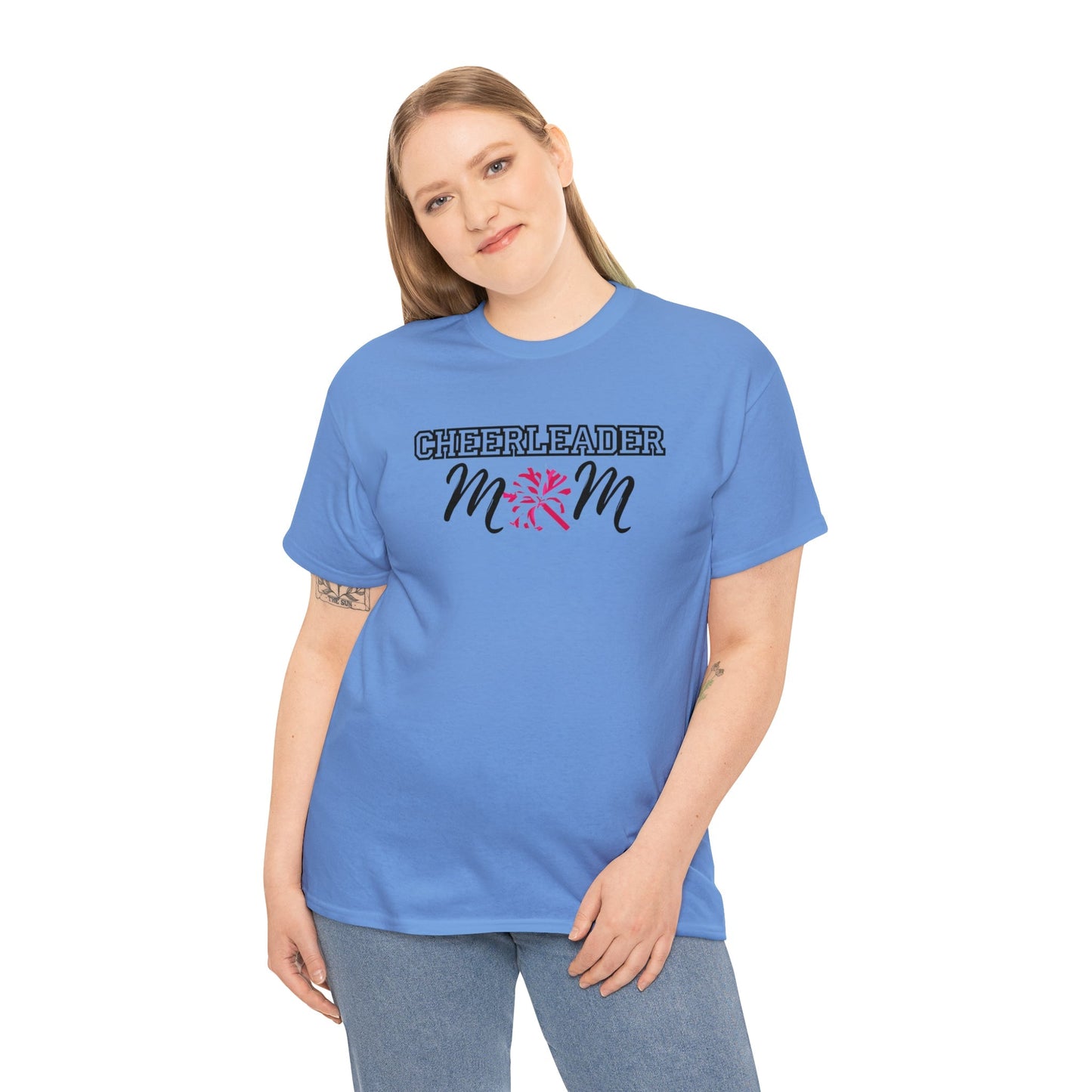 Cheerleader mom, Cheerleader, mom shirt, mothers day, sports shirt, mom, mama shirt, Cheerleader shirt, mama, mom t-shirt, t-shirt,Heavy Cotton Tee Daddy N Daughter Gemstones 