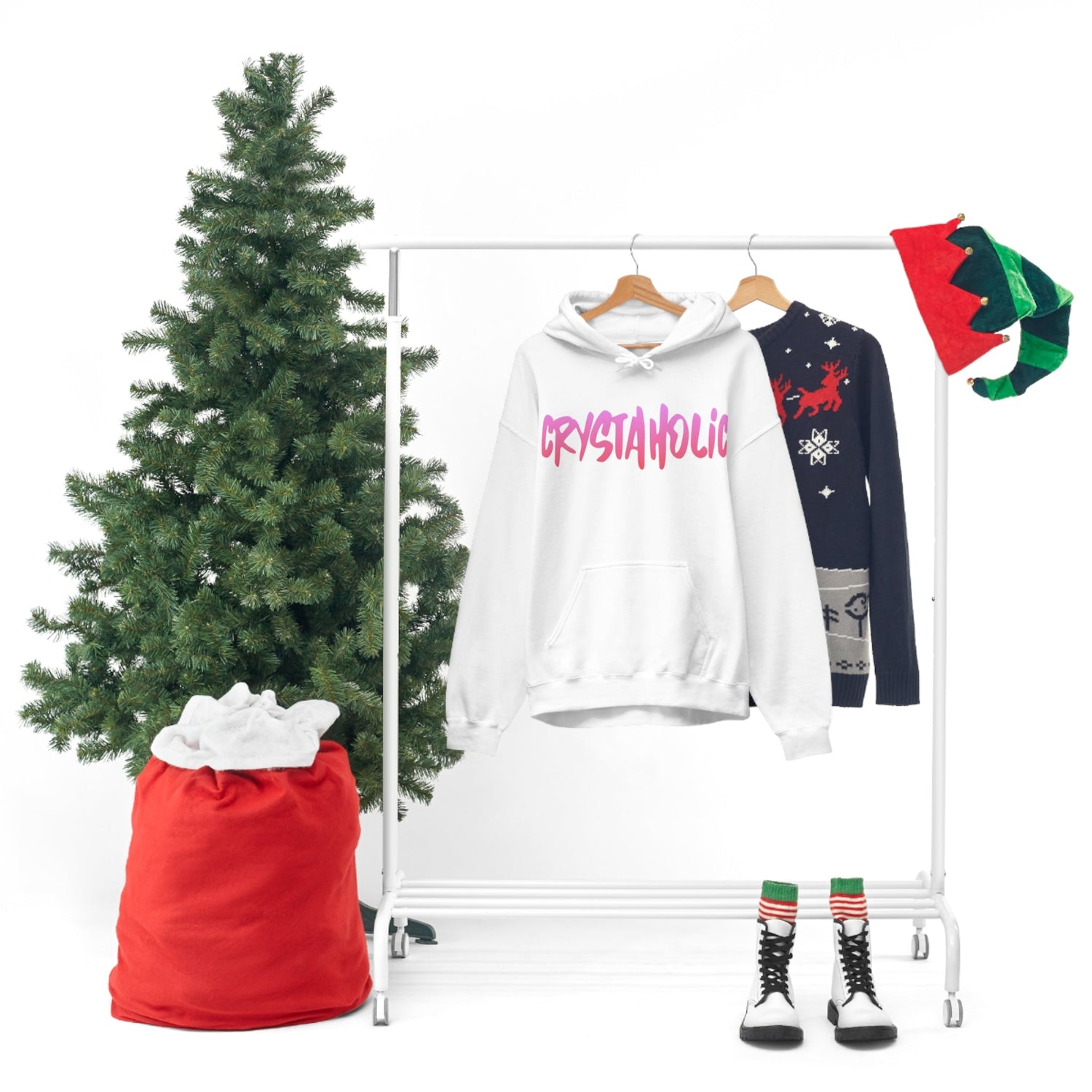 Crystaholic Unisex Heavy Blend™ Hooded Sweatshirt Daddy N Daughter Gemstones 