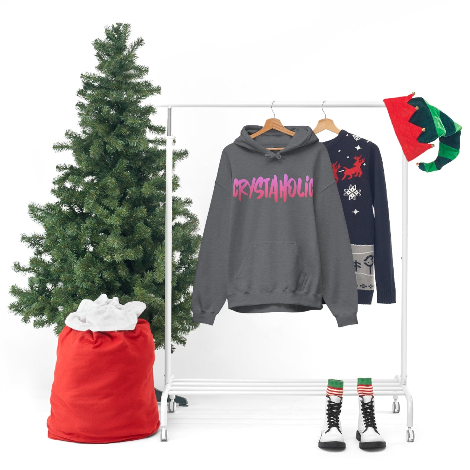 Crystaholic Unisex Heavy Blend™ Hooded Sweatshirt Daddy N Daughter Gemstones 