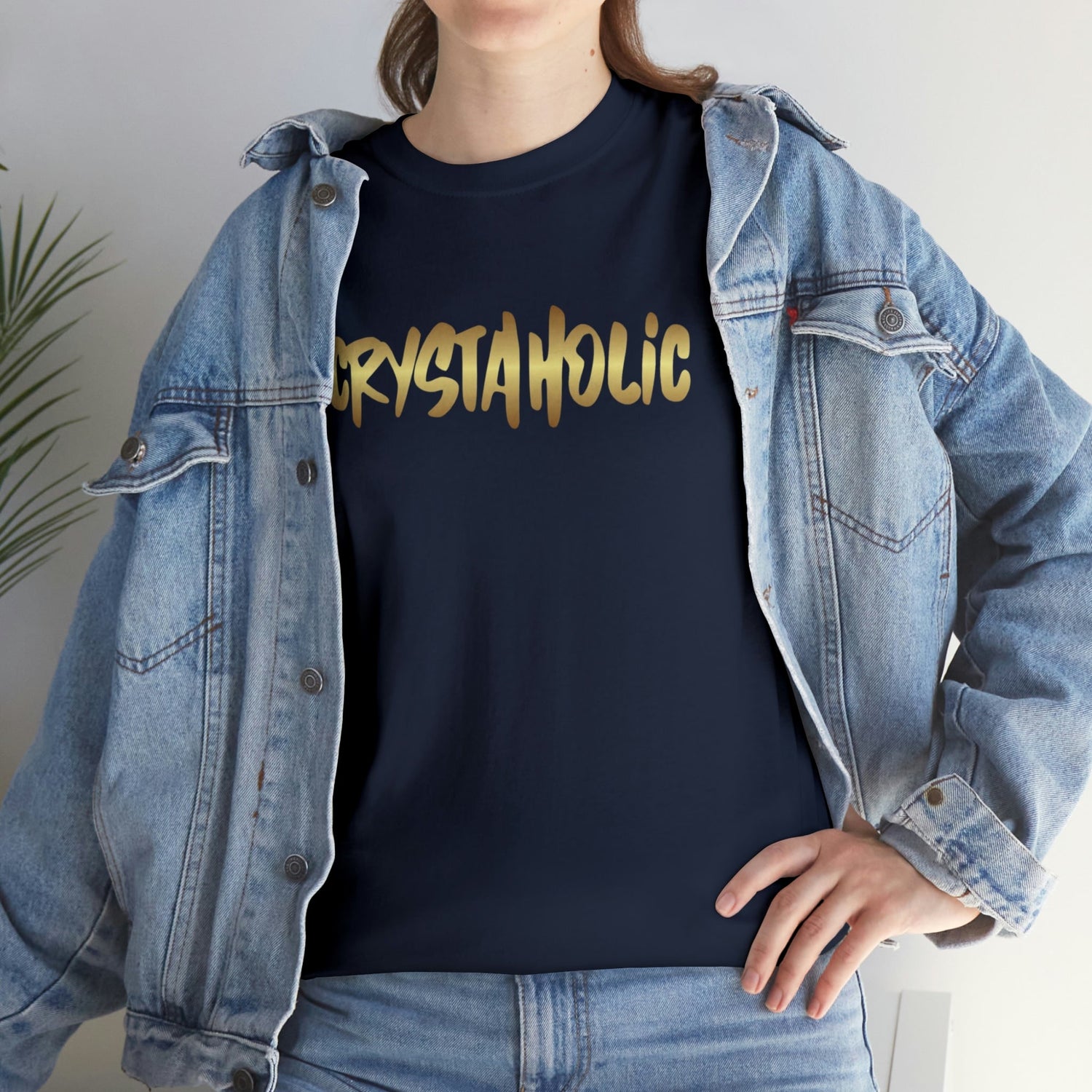 Crystaholic Unisex Heavy Cotton Tee Daddy N Daughter Gemstones 
