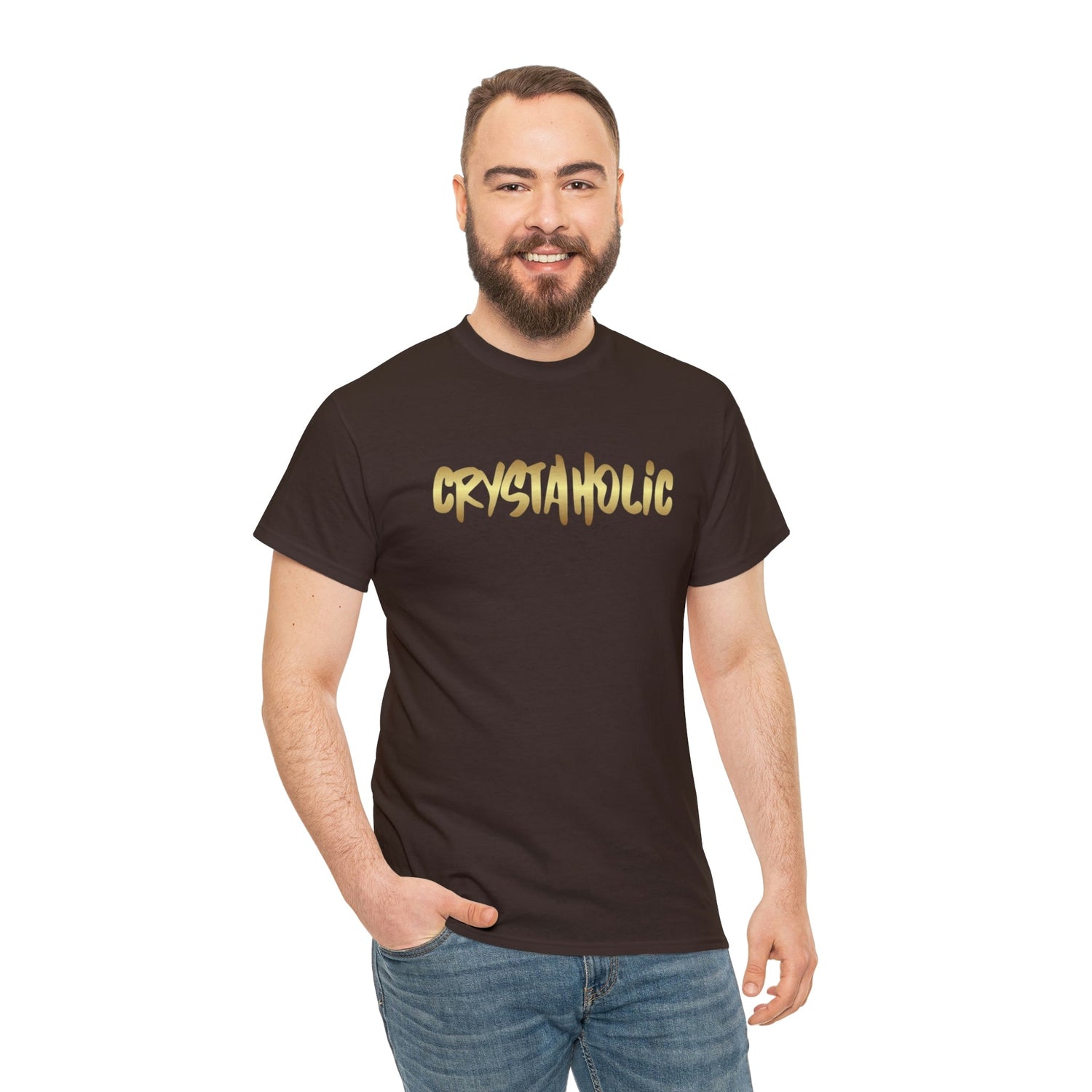 Crystaholic Unisex Heavy Cotton Tee Daddy N Daughter Gemstones 