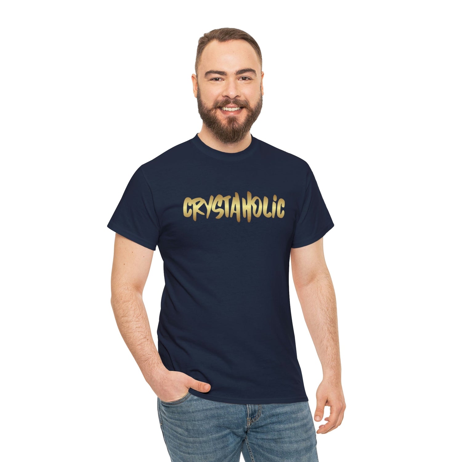 Crystaholic Unisex Heavy Cotton Tee Daddy N Daughter Gemstones 
