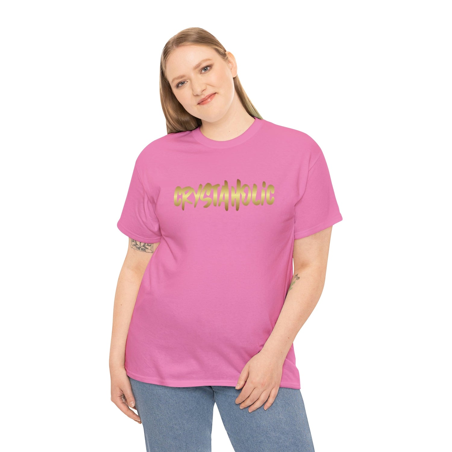 Crystaholic Unisex Heavy Cotton Tee Daddy N Daughter Gemstones 