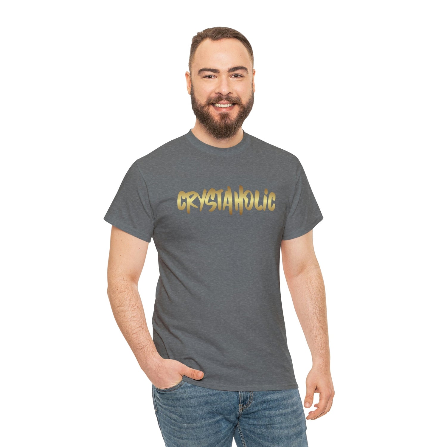 Crystaholic Unisex Heavy Cotton Tee Daddy N Daughter Gemstones 