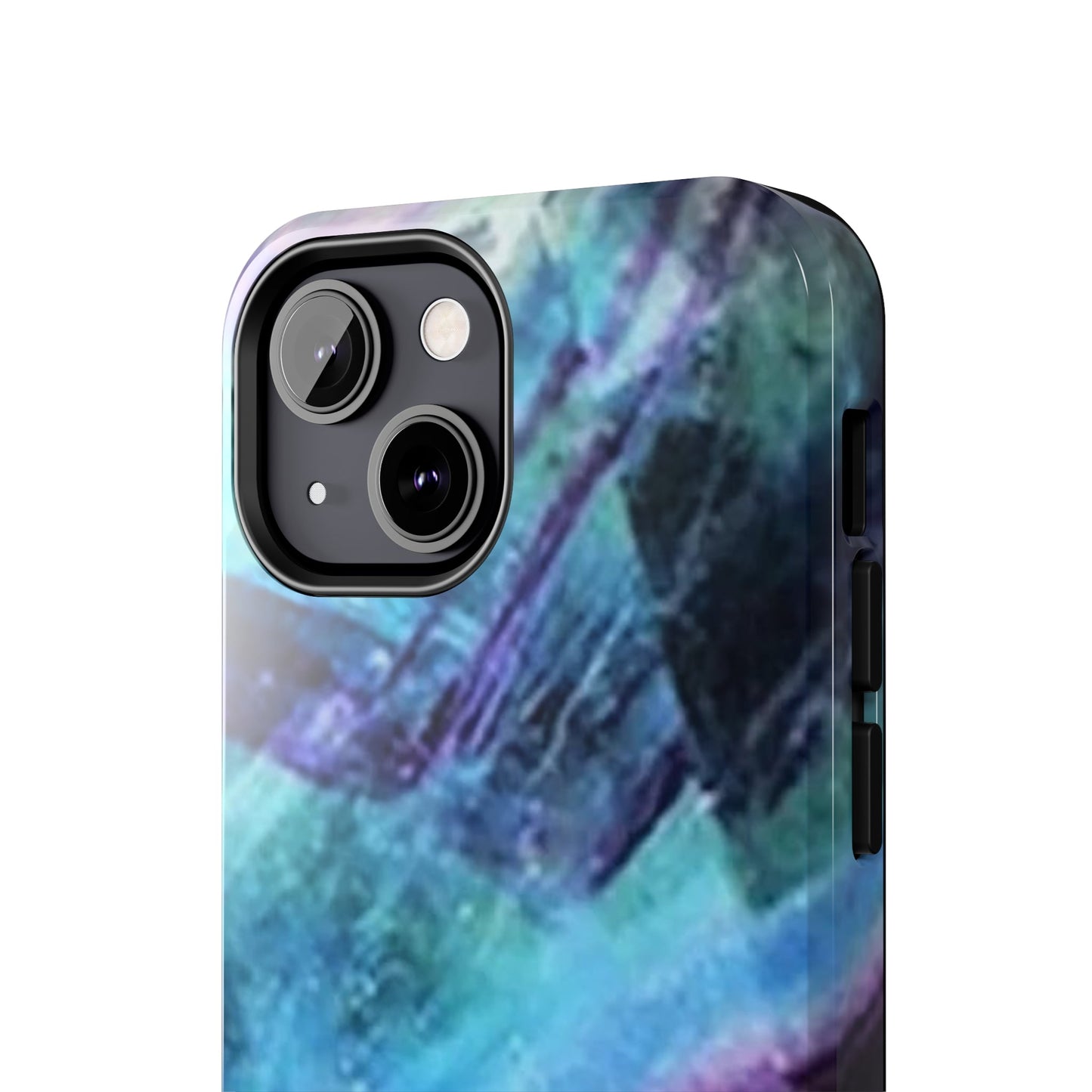 Fluorite phone case, Fluorite art, crystal art, rainbow Fluorite, crystalphone case, Tough Phone Cases Daddy N Daughter Gemstones 