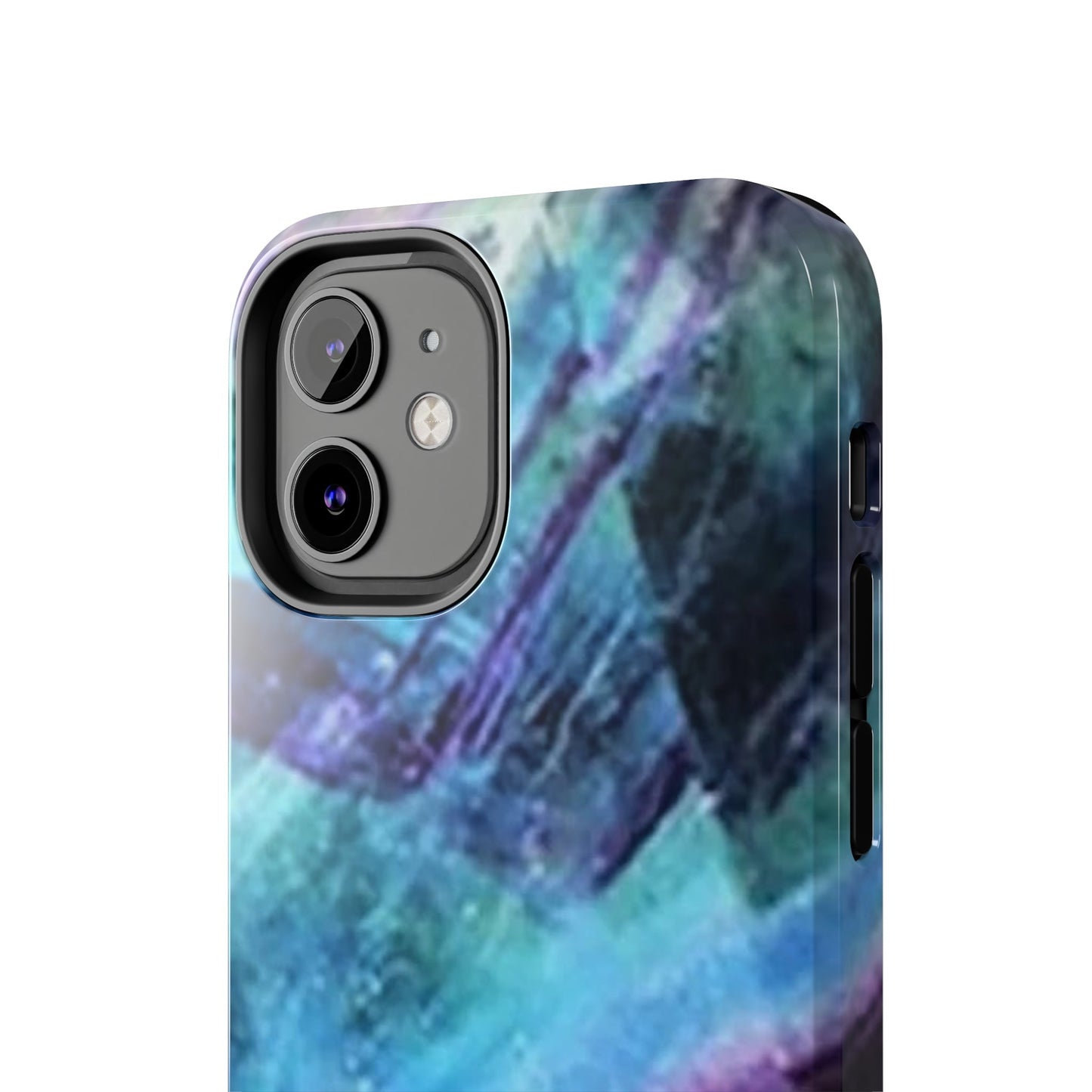 Fluorite phone case, Fluorite art, crystal art, rainbow Fluorite, crystalphone case, Tough Phone Cases Daddy N Daughter Gemstones 