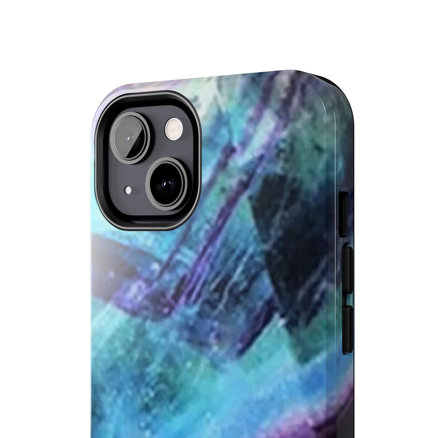 Fluorite phone case, Fluorite art, crystal art, rainbow Fluorite, crystalphone case, Tough Phone Cases Daddy N Daughter Gemstones 