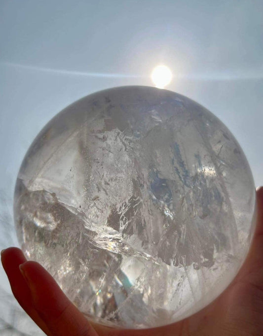 Win this High quality clear quartz sphere (Last ball standing)