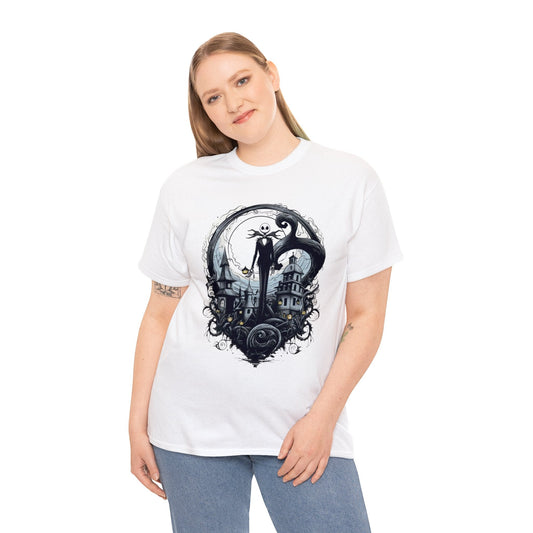 Jack Skellington, nightmare before Christmas shirt, nbc, halloween, Unisex Heavy Cotton Tee Daddy N Daughter Gemstones 