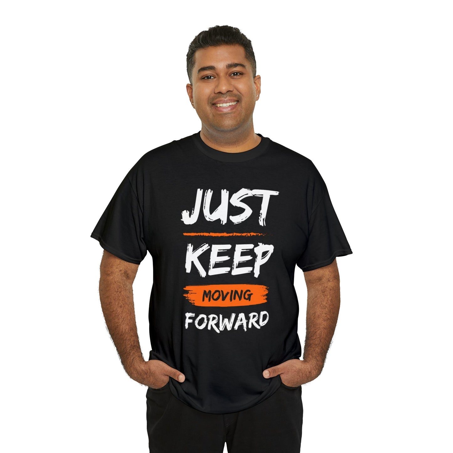 Just keep moving, inspirational shirt, motivation, motivational t-shirt, motivate, inspire, t-shirt,Heavy Cotton Tee Daddy N Daughter Gemstones 