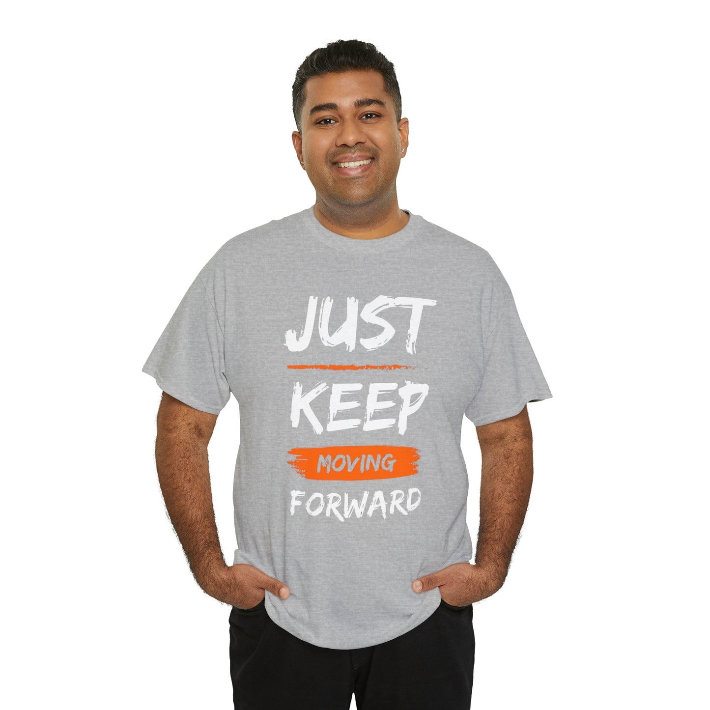 Just keep moving, inspirational shirt, motivation, motivational t-shirt, motivate, inspire, t-shirt,Heavy Cotton Tee Daddy N Daughter Gemstones 