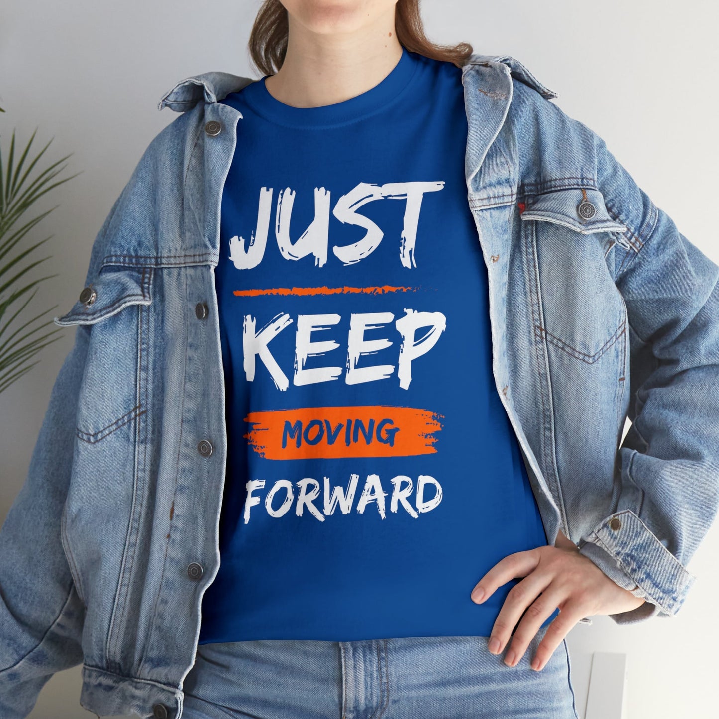 Just keep moving, inspirational shirt, motivation, motivational t-shirt, motivate, inspire, t-shirt,Heavy Cotton Tee Daddy N Daughter Gemstones 