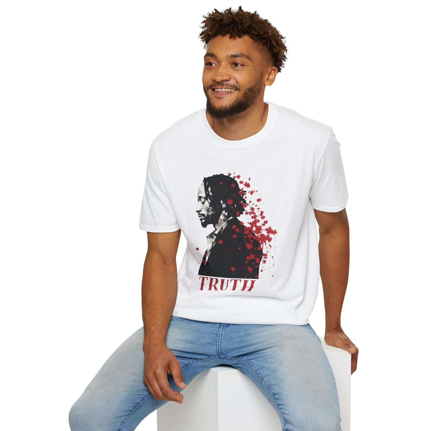 Katt williams truth, truth don't need motivation Unisex Softstyle T-Shirt Daddy N Daughter Gemstones 