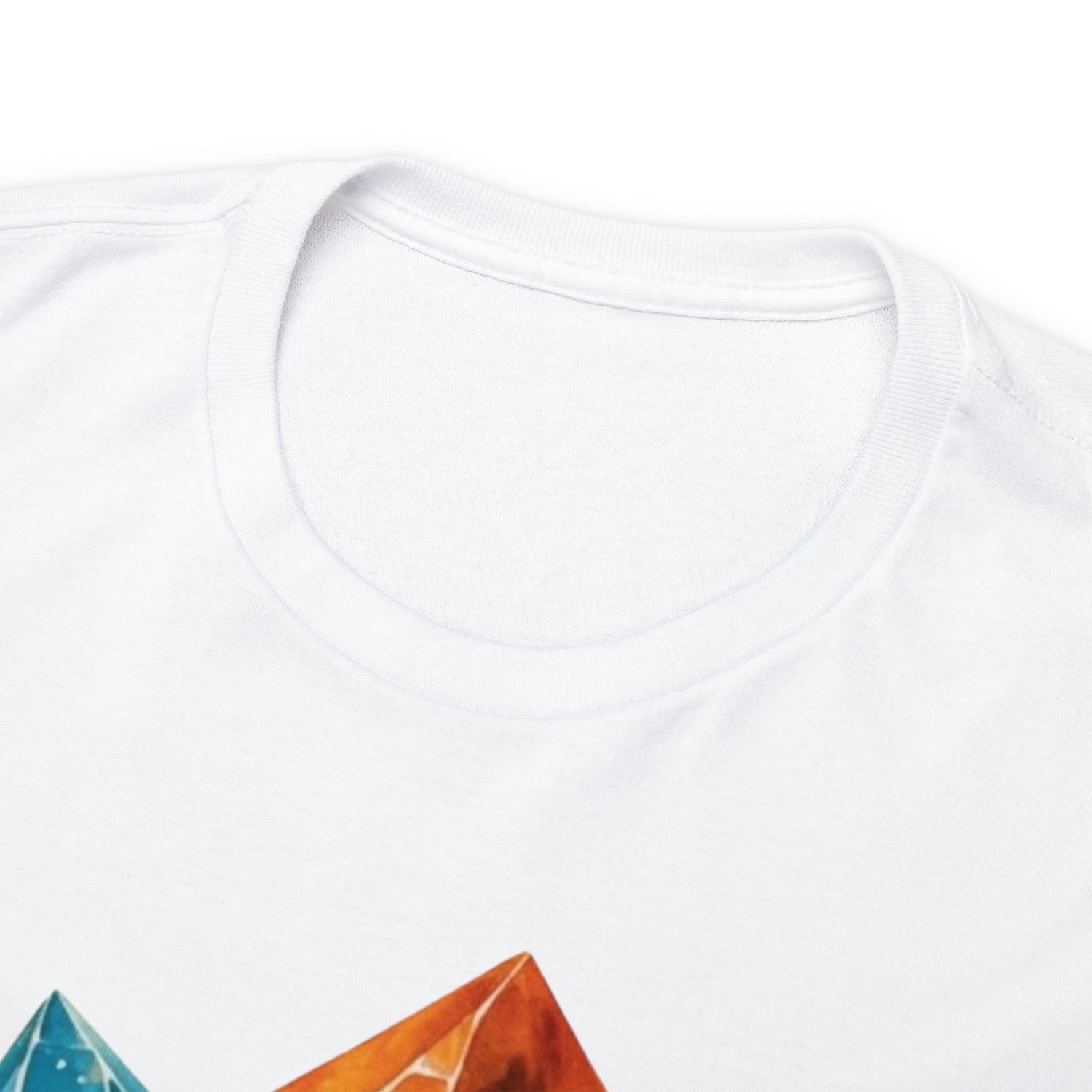 Watercolor Crystal art Unisex Heavy Cotton Tee Daddy N Daughter Gemstones 