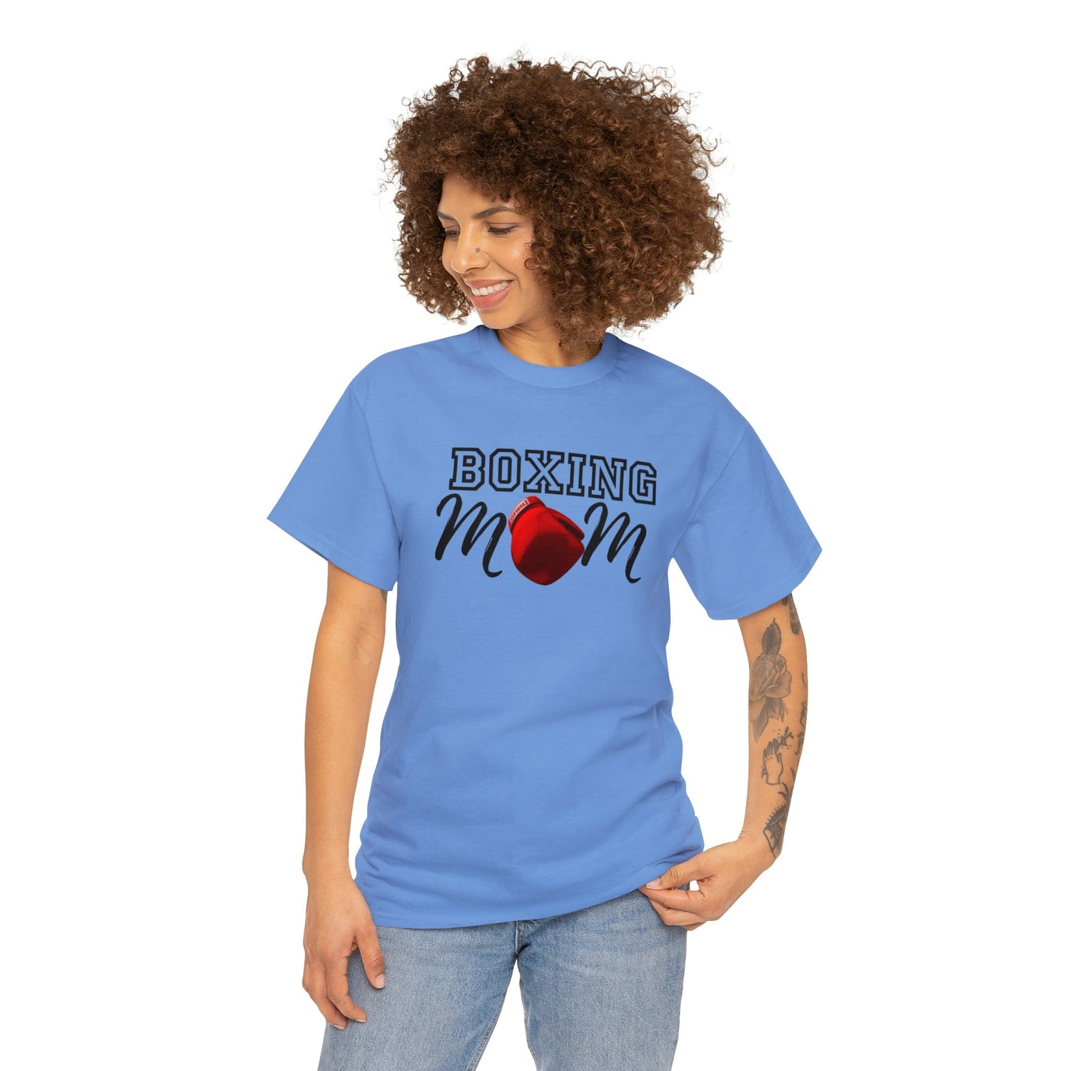 boxing mom, boxing, mom shirt, mothers day, sports shirt, mom, mama shirt, boxing shirt, mama, mom t-shirt, t-shirt,Heavy Cotton Tee Daddy N Daughter Gemstones 
