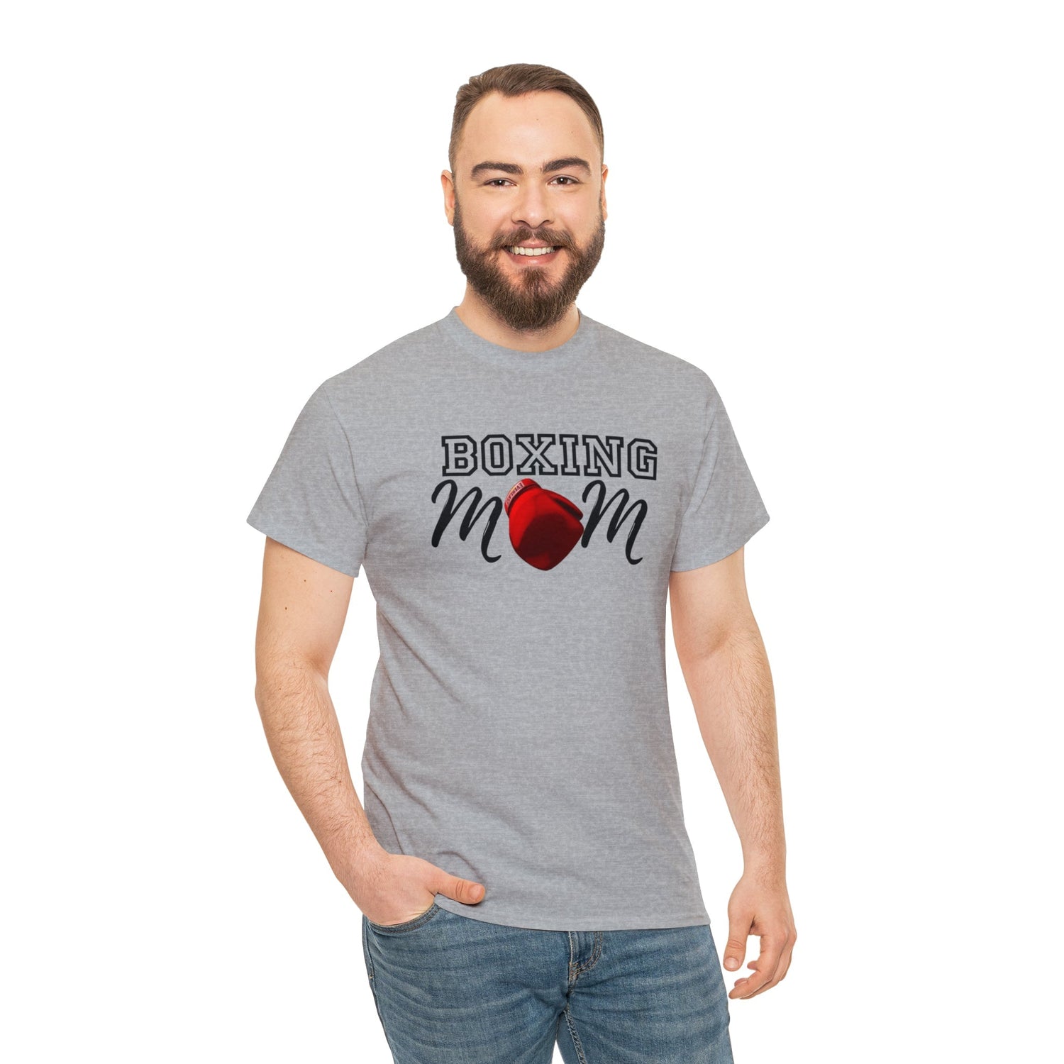 boxing mom, boxing, mom shirt, mothers day, sports shirt, mom, mama shirt, boxing shirt, mama, mom t-shirt, t-shirt,Heavy Cotton Tee Daddy N Daughter Gemstones 