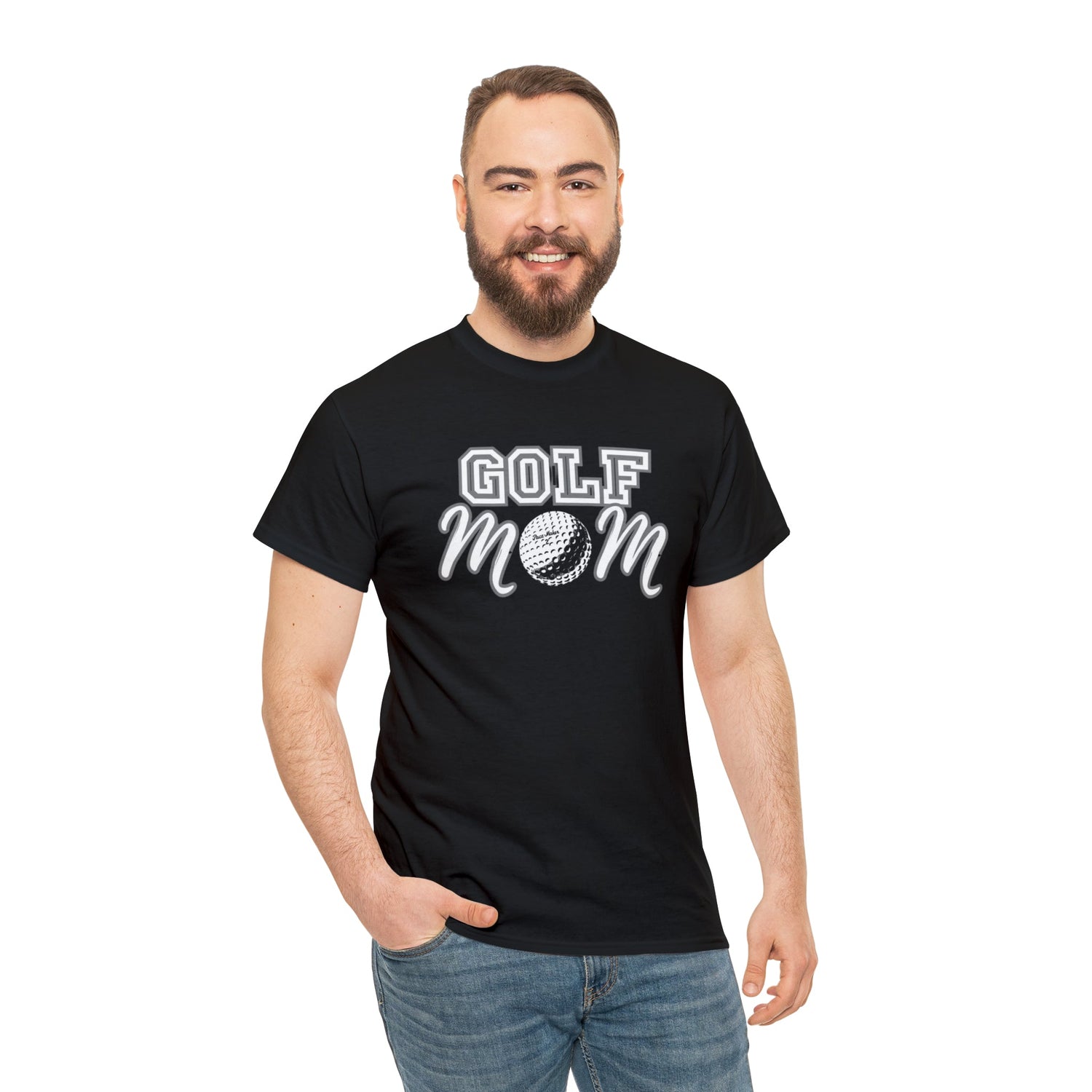golf mom, golf, mom shirt, mothers day, sports shirt, mom, mama shirt, golf shirt, mama, mom t-shirt, t-shirt, Heavy Cotton Tee Daddy N Daughter Gemstones 